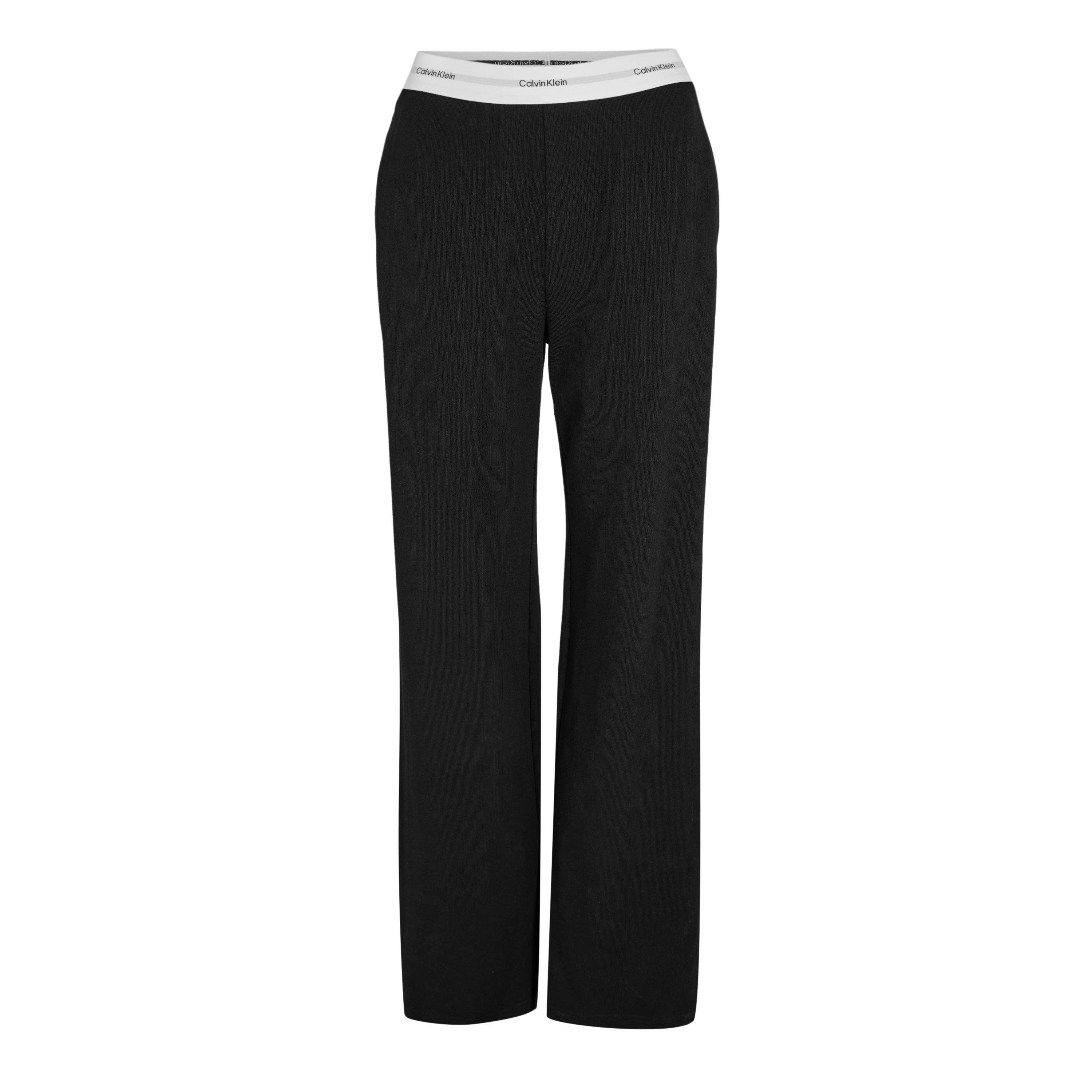 Calvin Klein Women's Open Hem Jersey Joggers - Black - 10 (S)