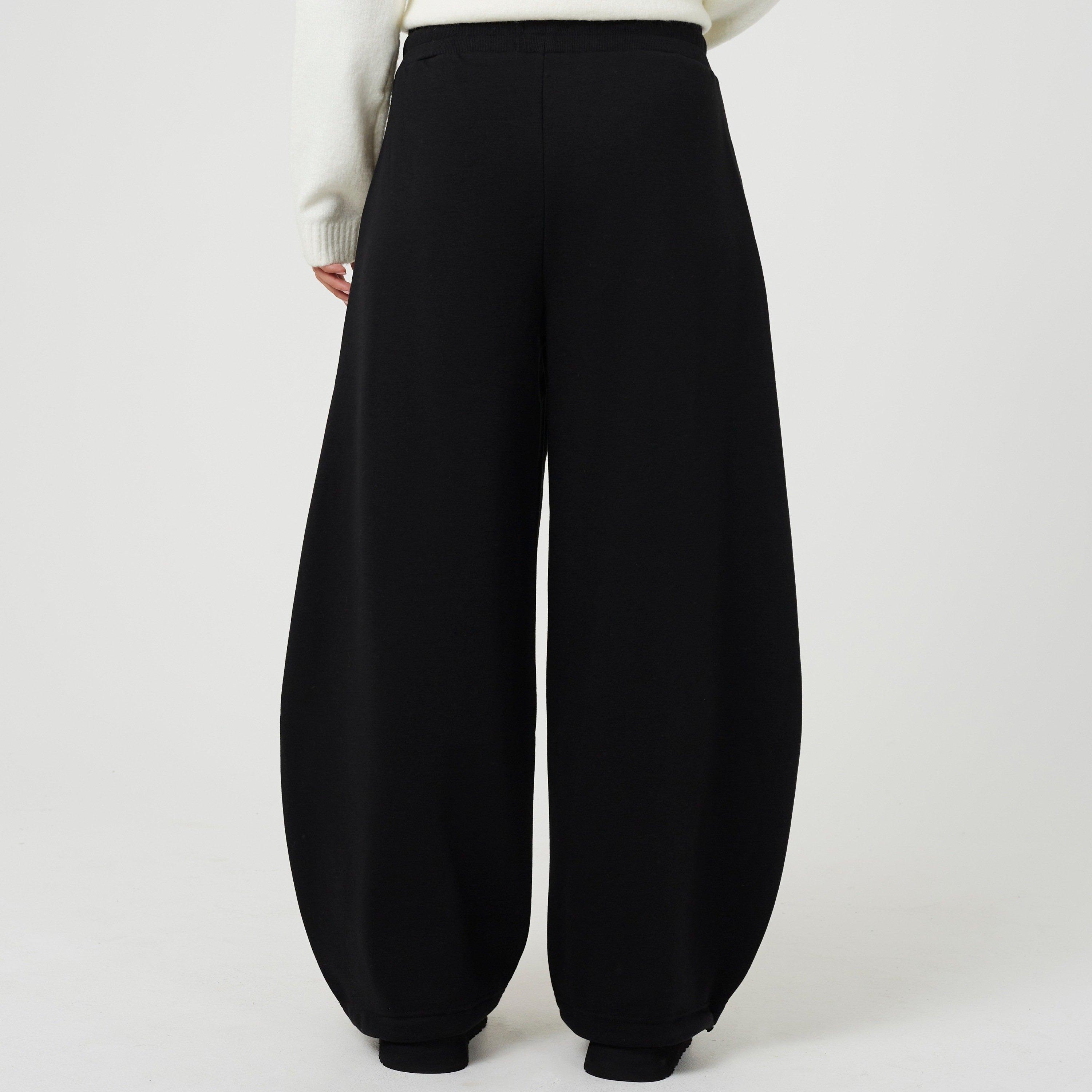 Black - Brave Soul - Brave Soul Black Ladies Barrel Leg Jogger - 2