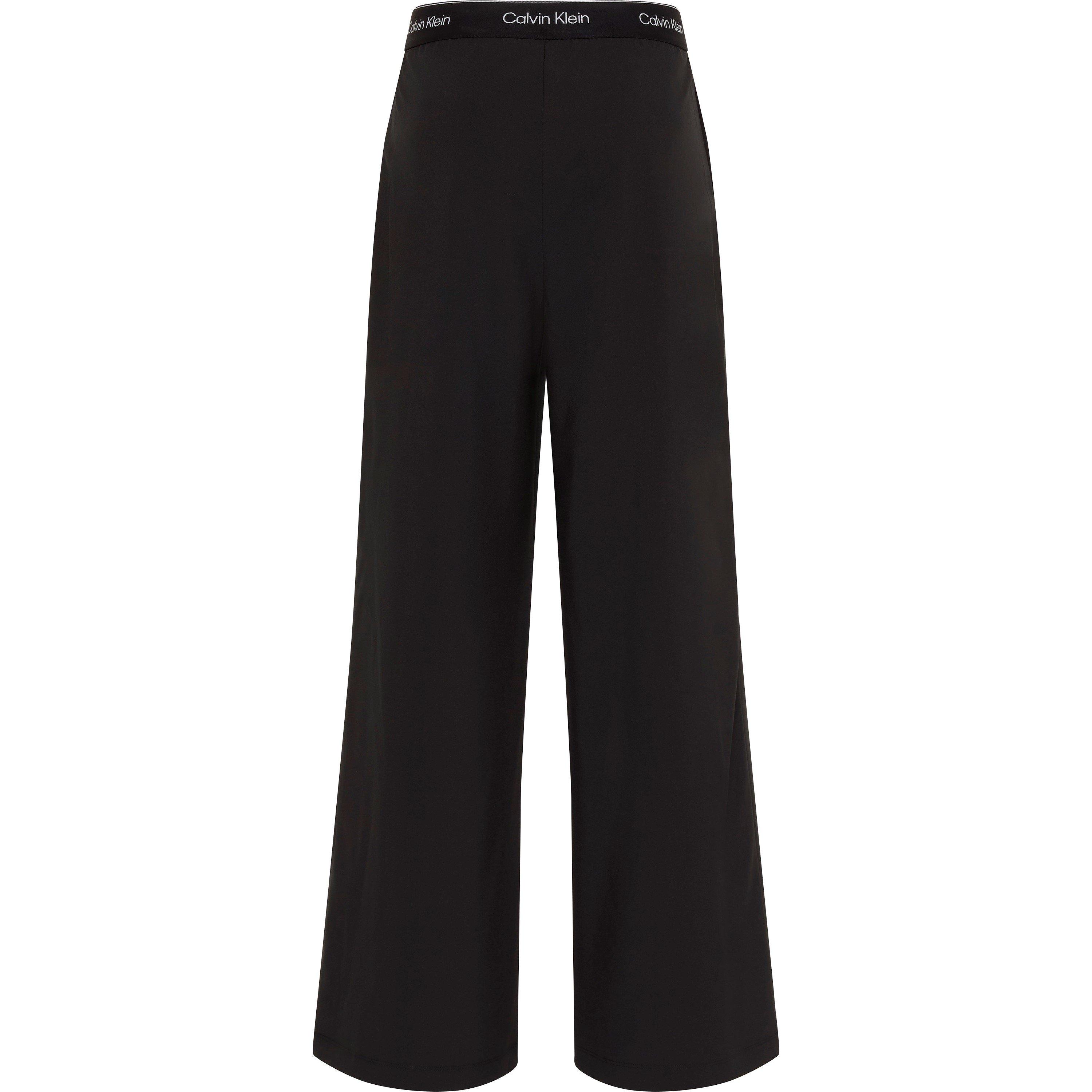 Noir - Calvin Klein - Women's Open Hem Fleece Joggers - 8