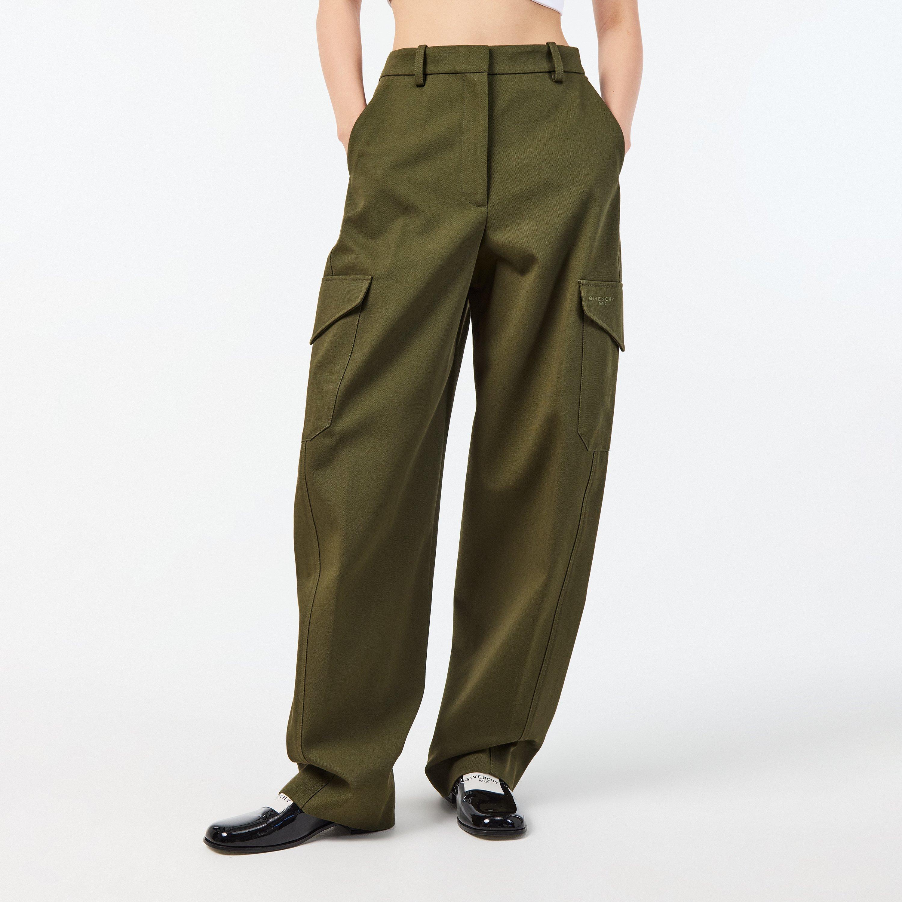 Khaki - GIVENCHY - Cocoon Utility Trousers - 3