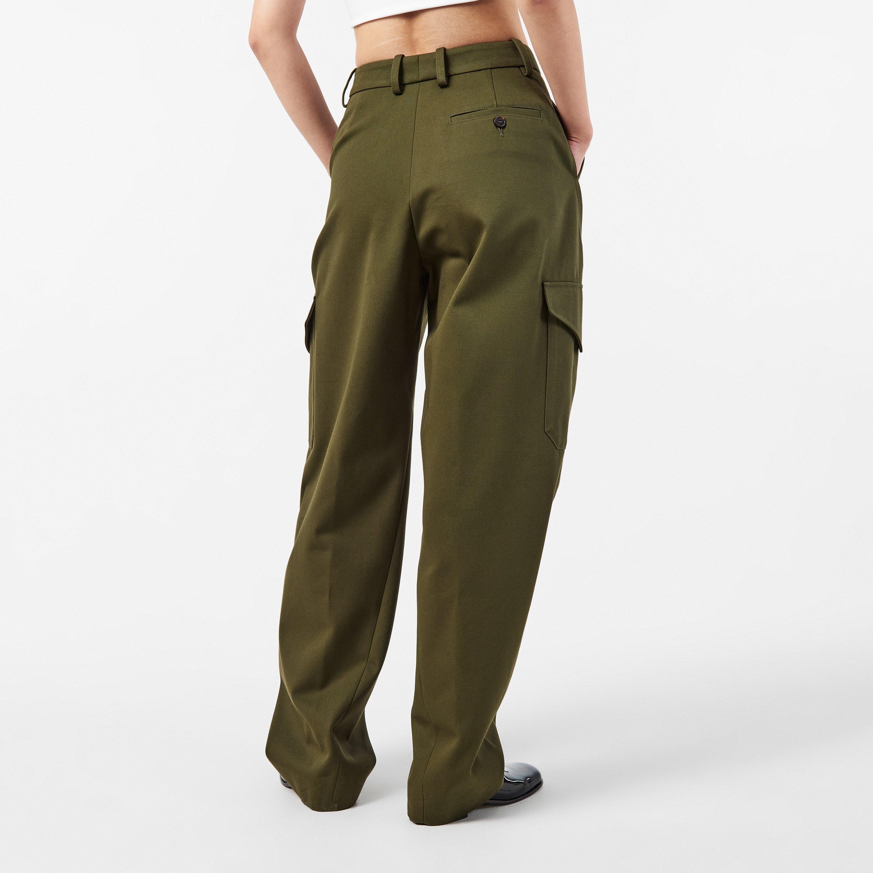 Khaki - GIVENCHY - Cocoon Utility Trousers - 4