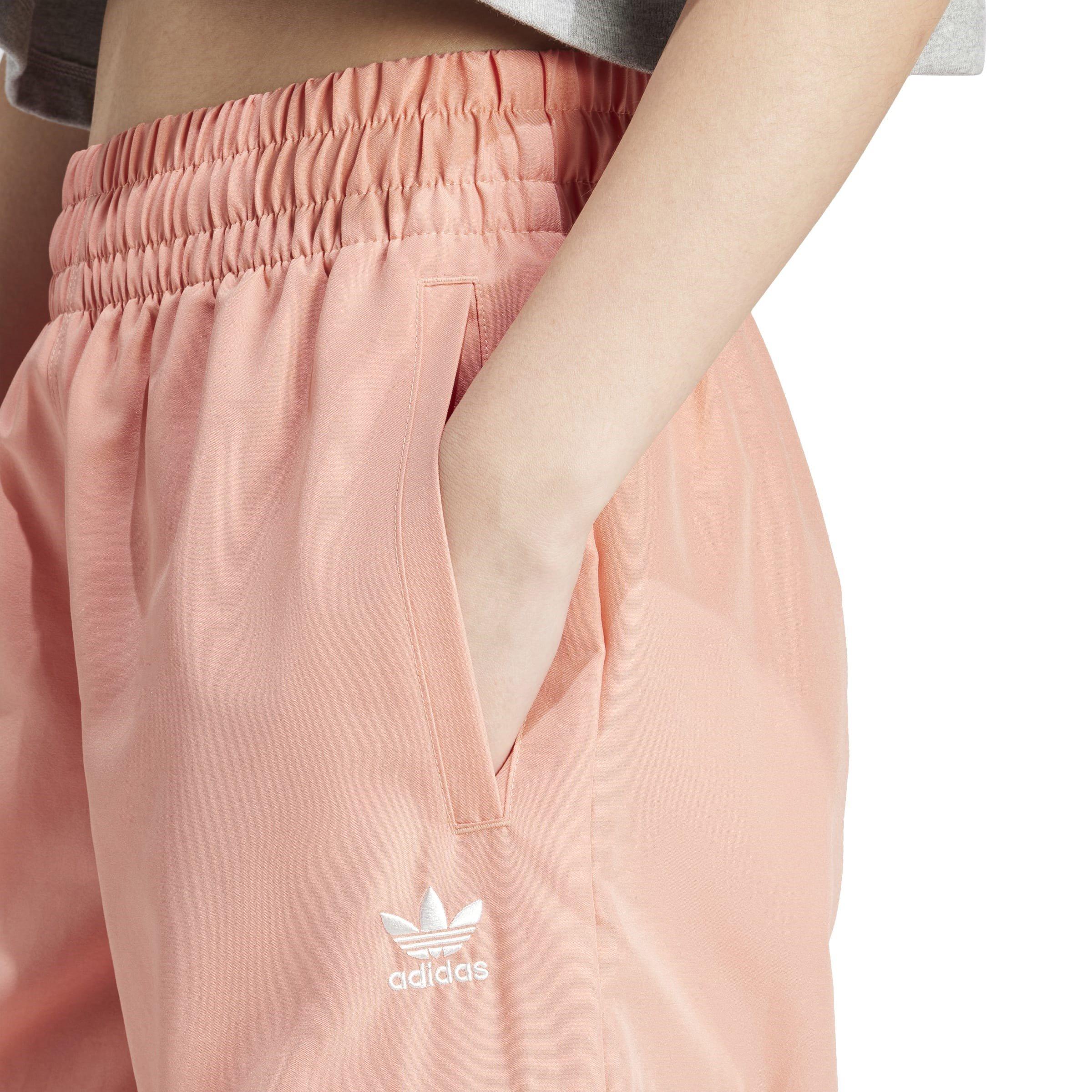 Peach - adidas Originals - Open Hem Poly Tracksuit Joggers - 5