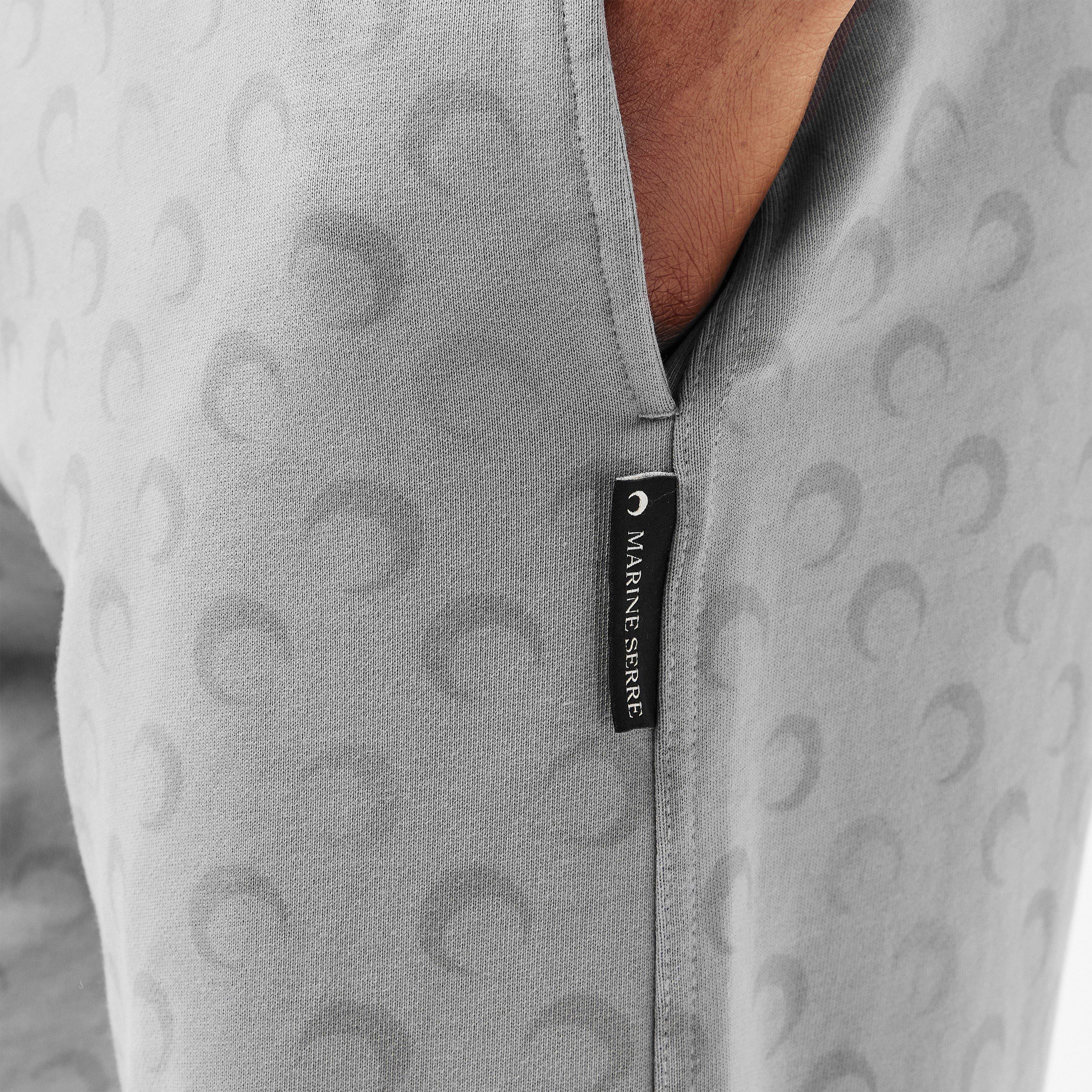 GR90 Dark Grey - Marine Serre - Women's Open Hem Fleece Joggers - 5