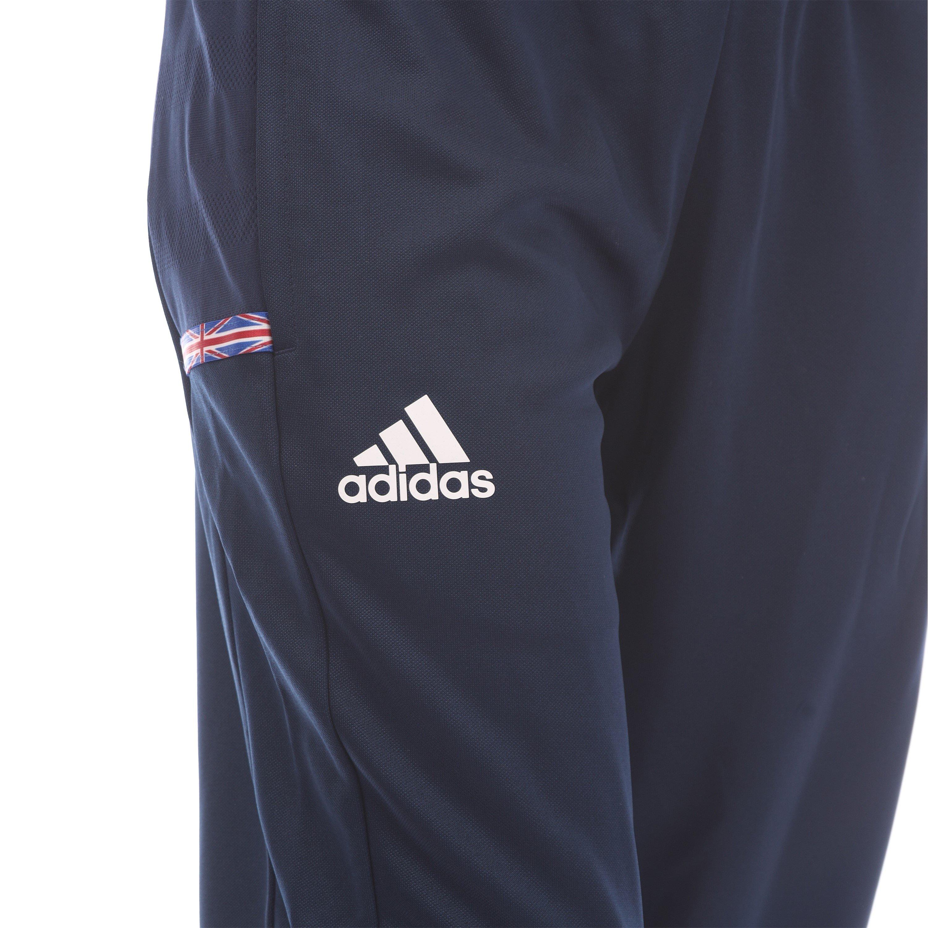 Blu navy - adidas - Open Hem Poly Tracksuit Joggers - 3