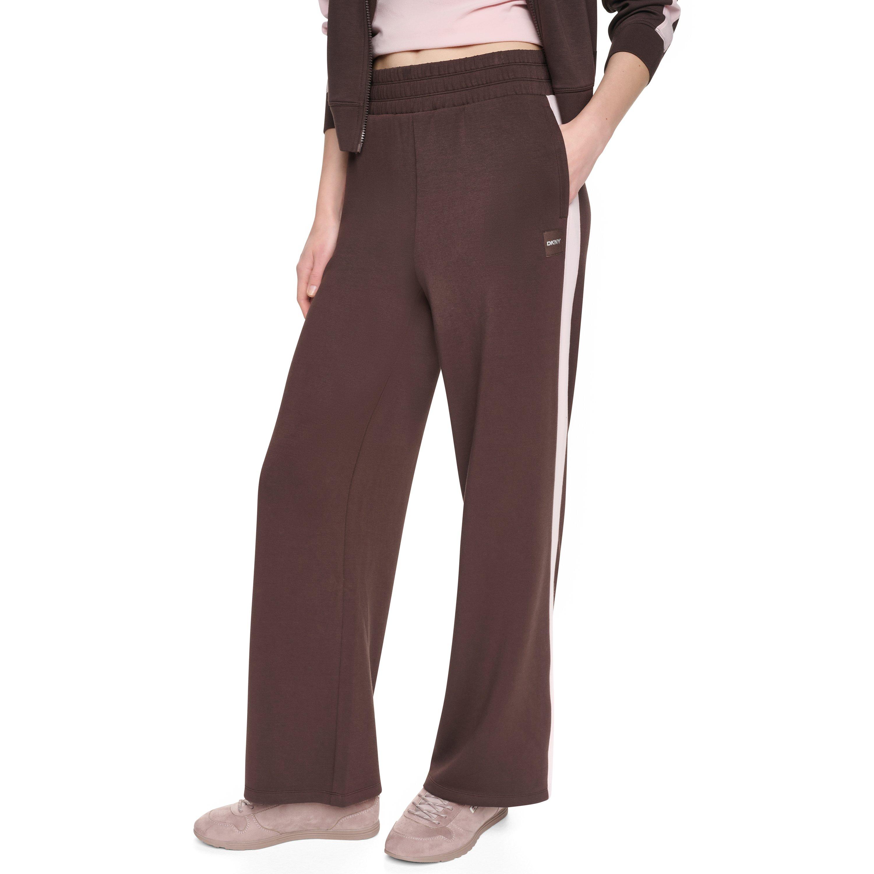 Espresso/ Blush - DKNY - DKNY Stripe WL Pnt Ld64 - 1