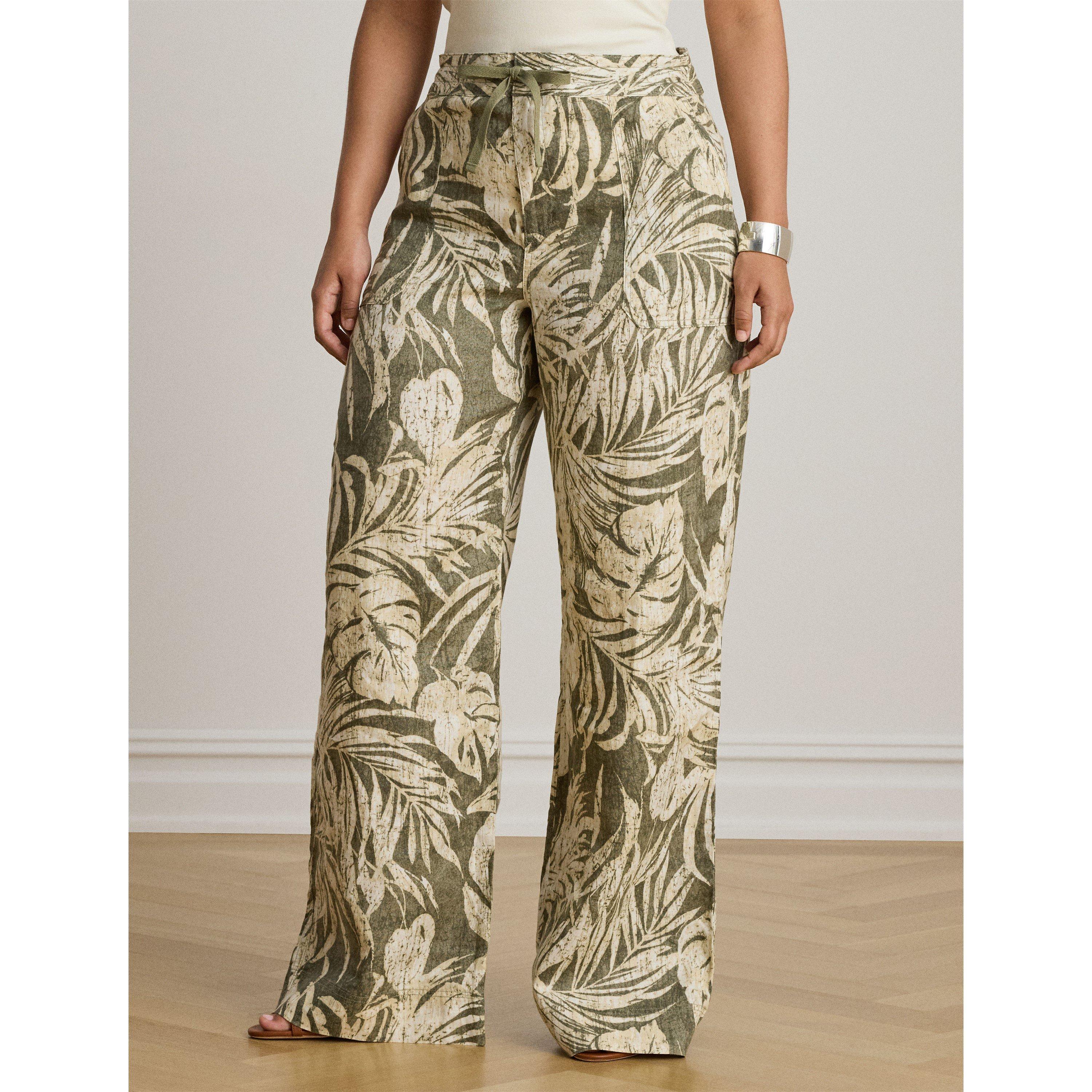 Olive - Lauren by Ralph Lauren - Women's Cargo Trousers - 2
