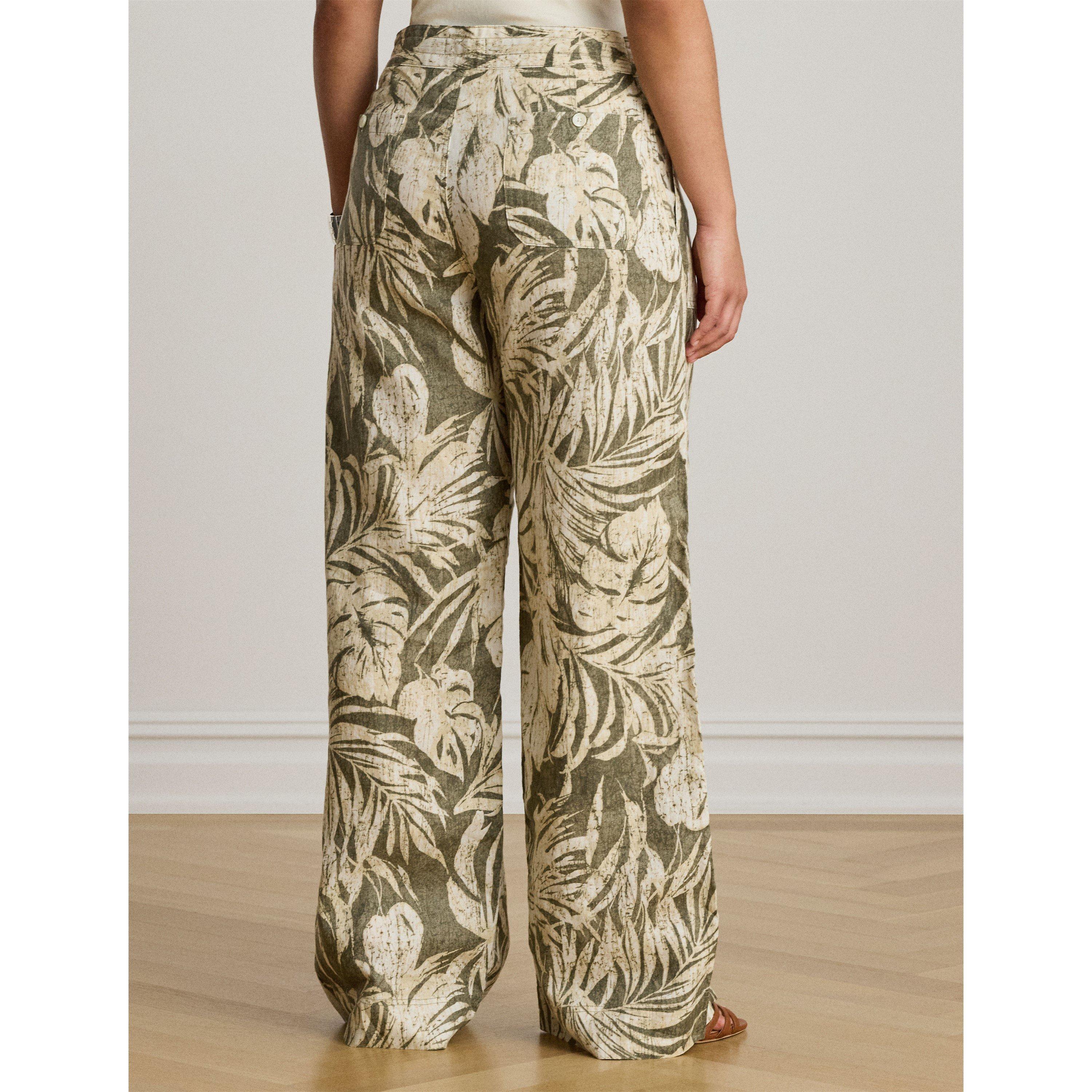 Olive - Lauren by Ralph Lauren - Women's Cargo Trousers - 3