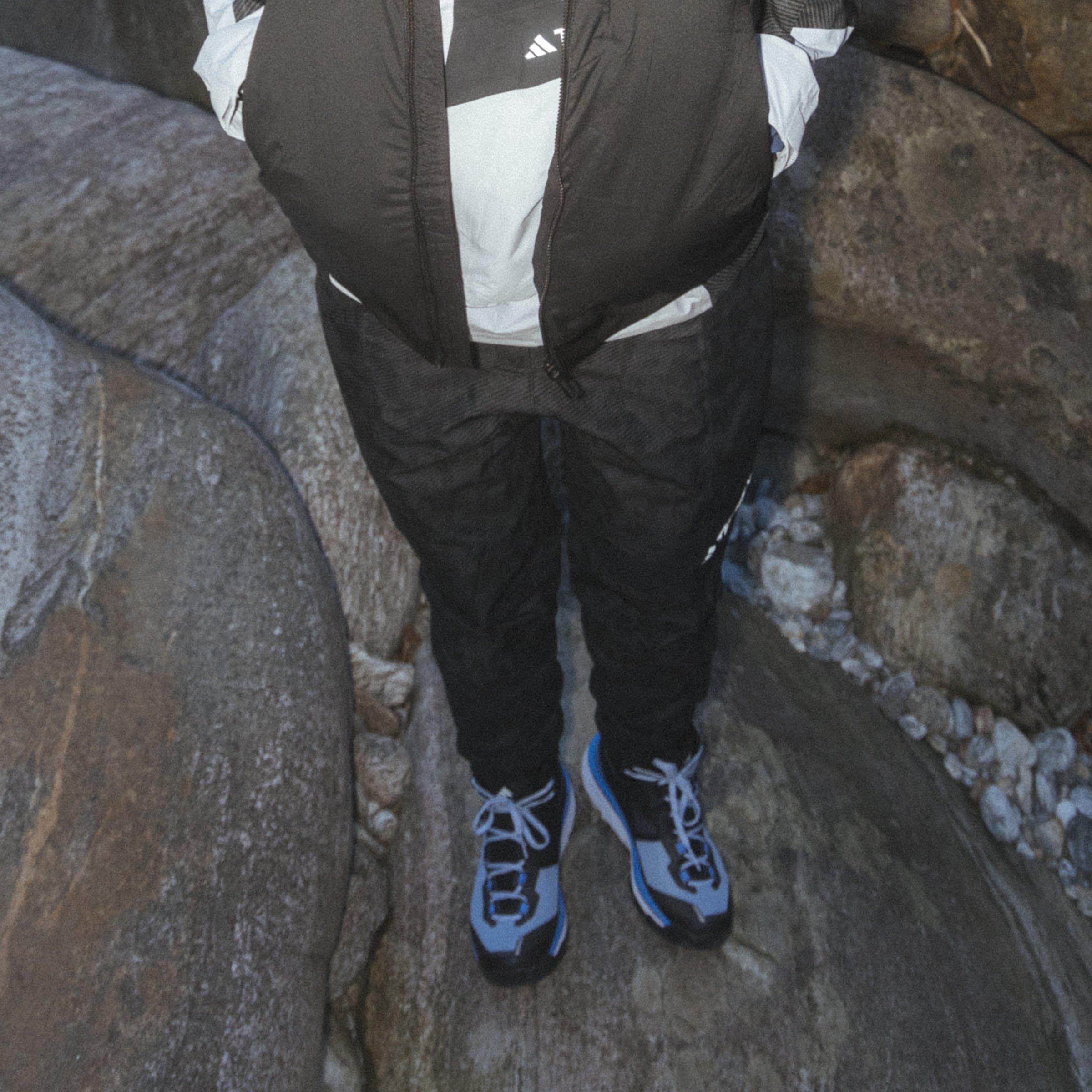 Preto - adidas - Track Primekn Closed Hem Poly Tracksuit Joggers - 13