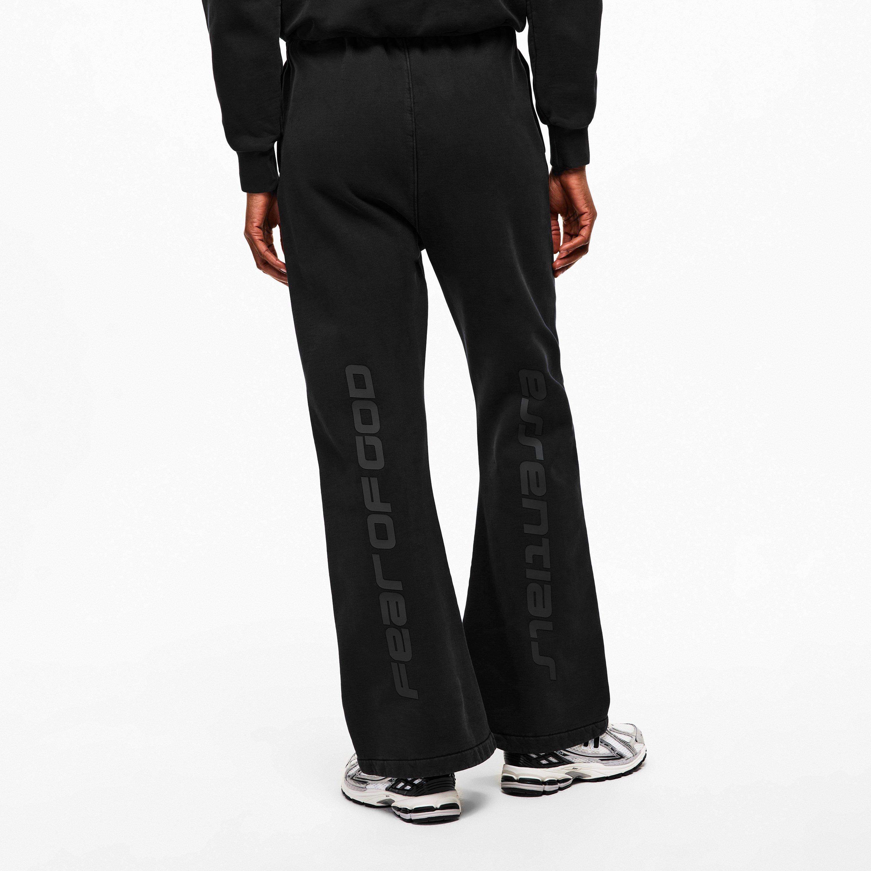 Vintage Blk - Fear Of God Essentials - Women's Open Hem Fleece Joggers - 4