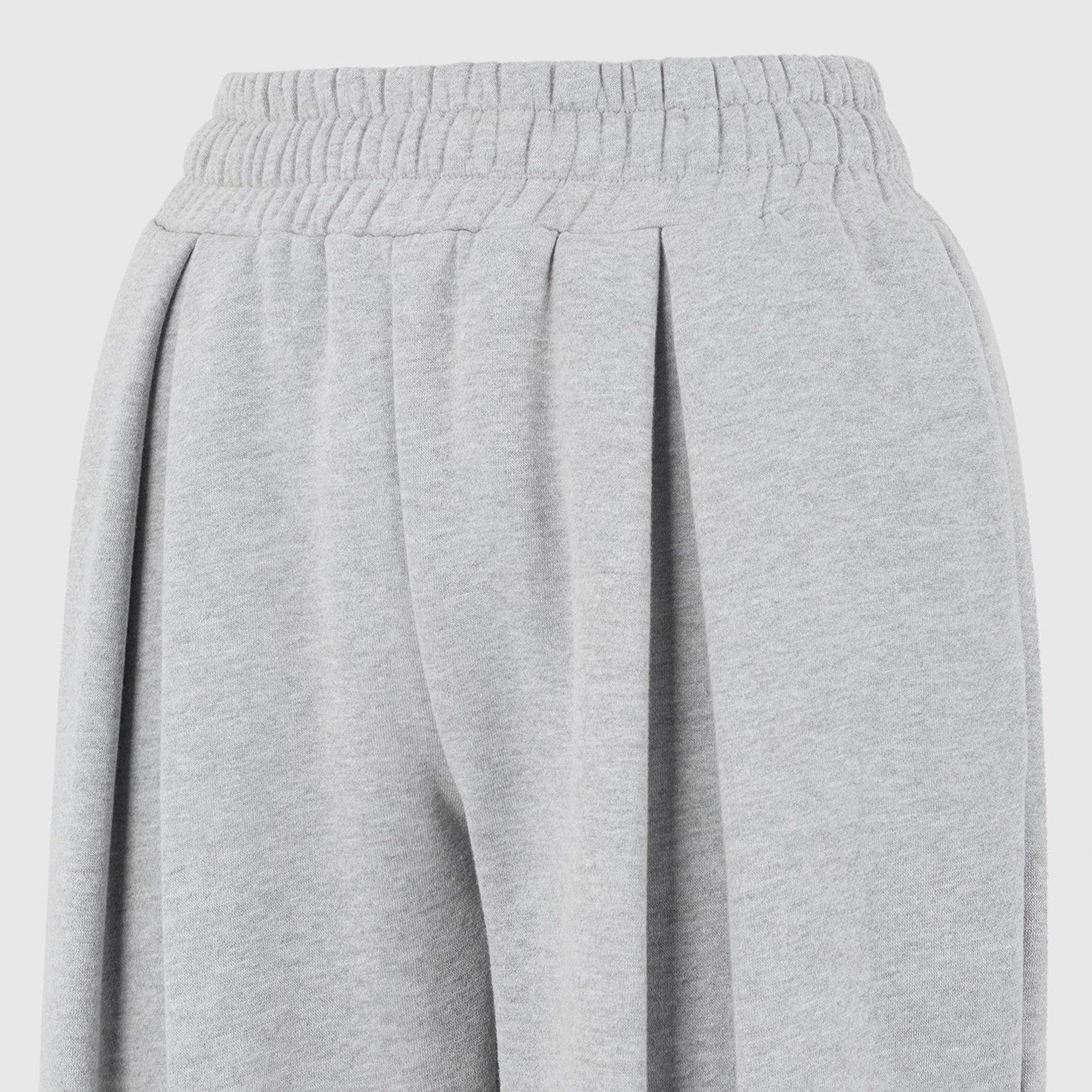 Grey - Maniere De Voir - Women’s Straight Leg Box Pleat Joggers - 6