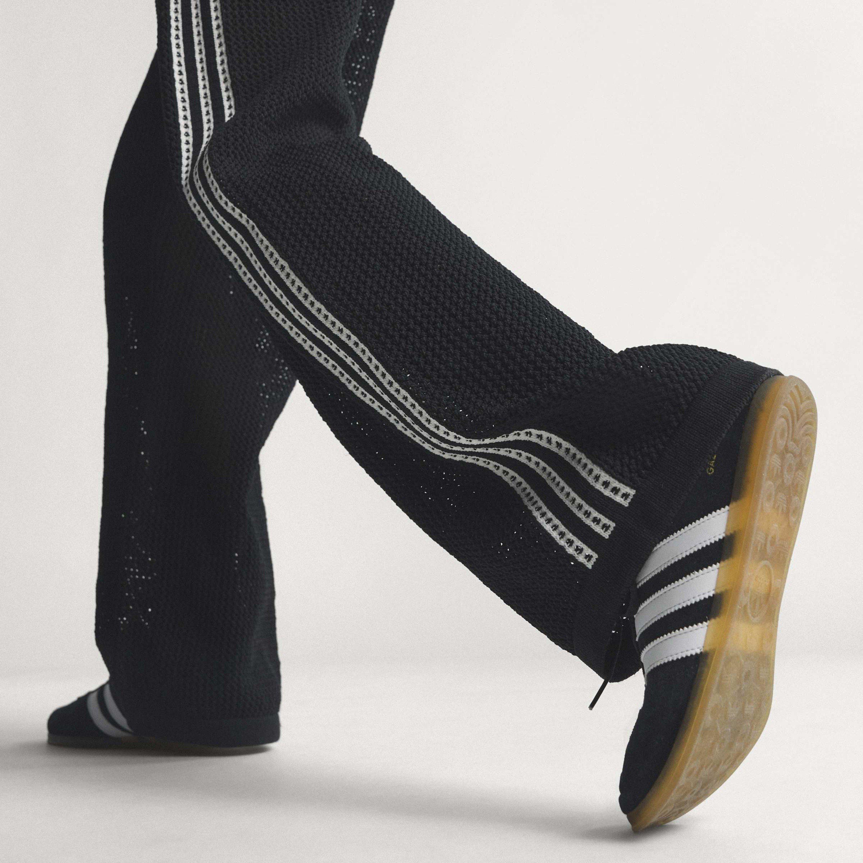 Black - adidas Originals - Women's Open Hem Jersey Jogging Bottoms - 14