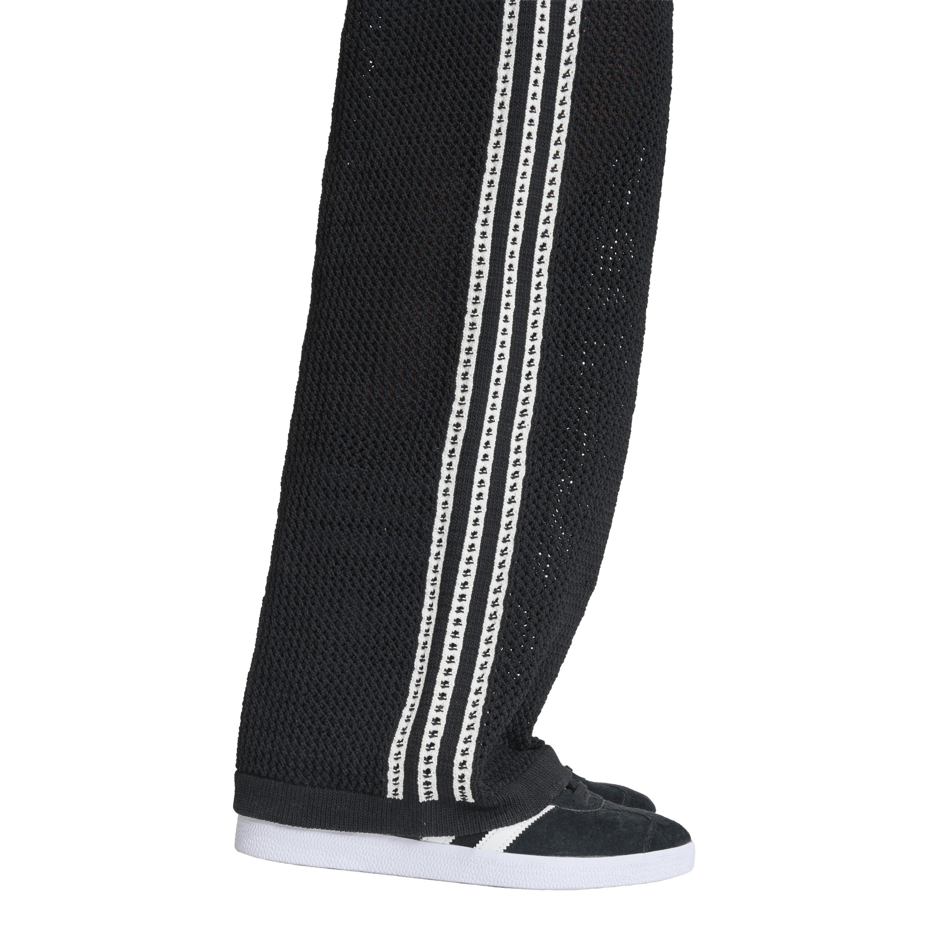 Black - adidas Originals - Women's Open Hem Jersey Jogging Bottoms - 8