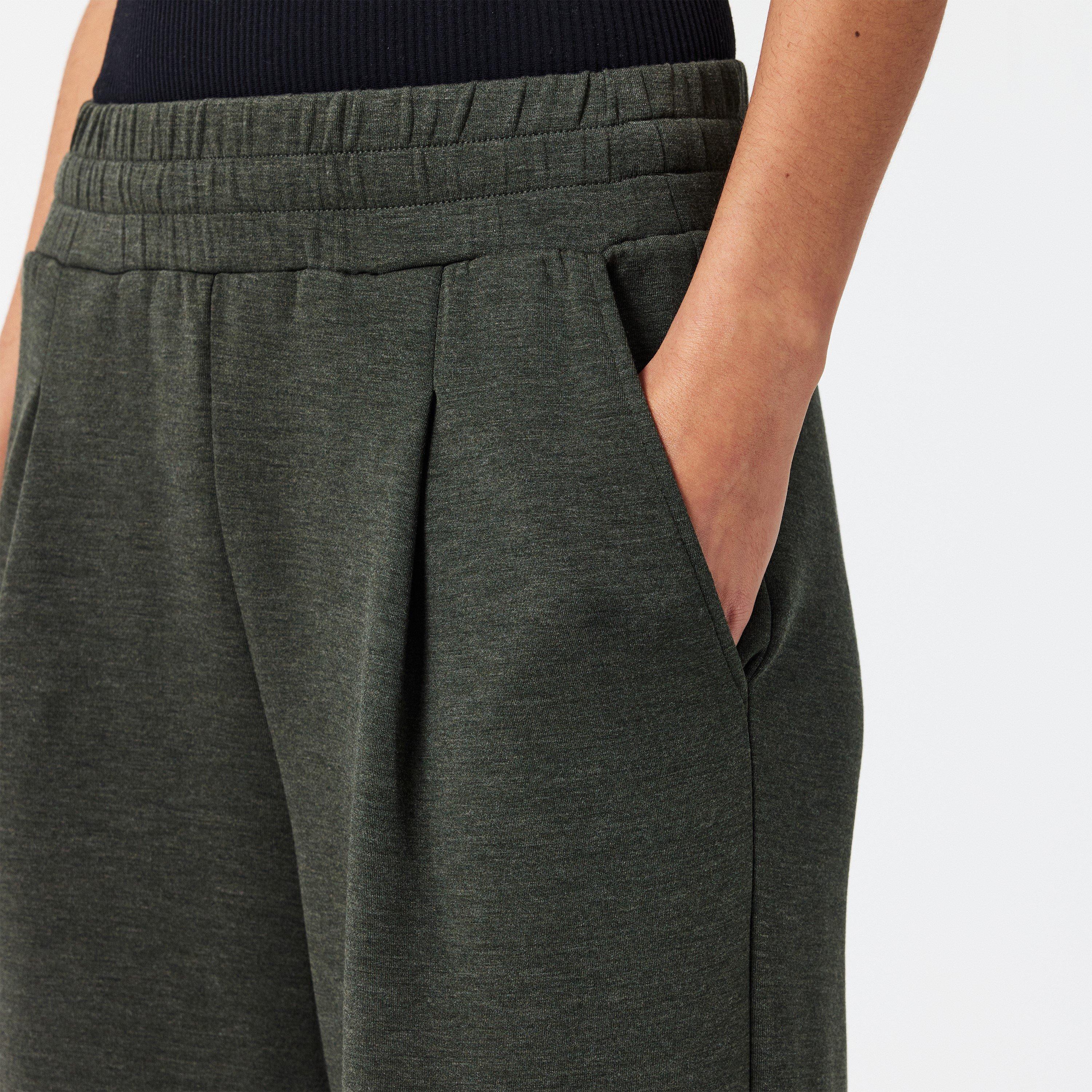 olive marl - Varley - Womens Wide Open Hem Fleece Joggers - 5