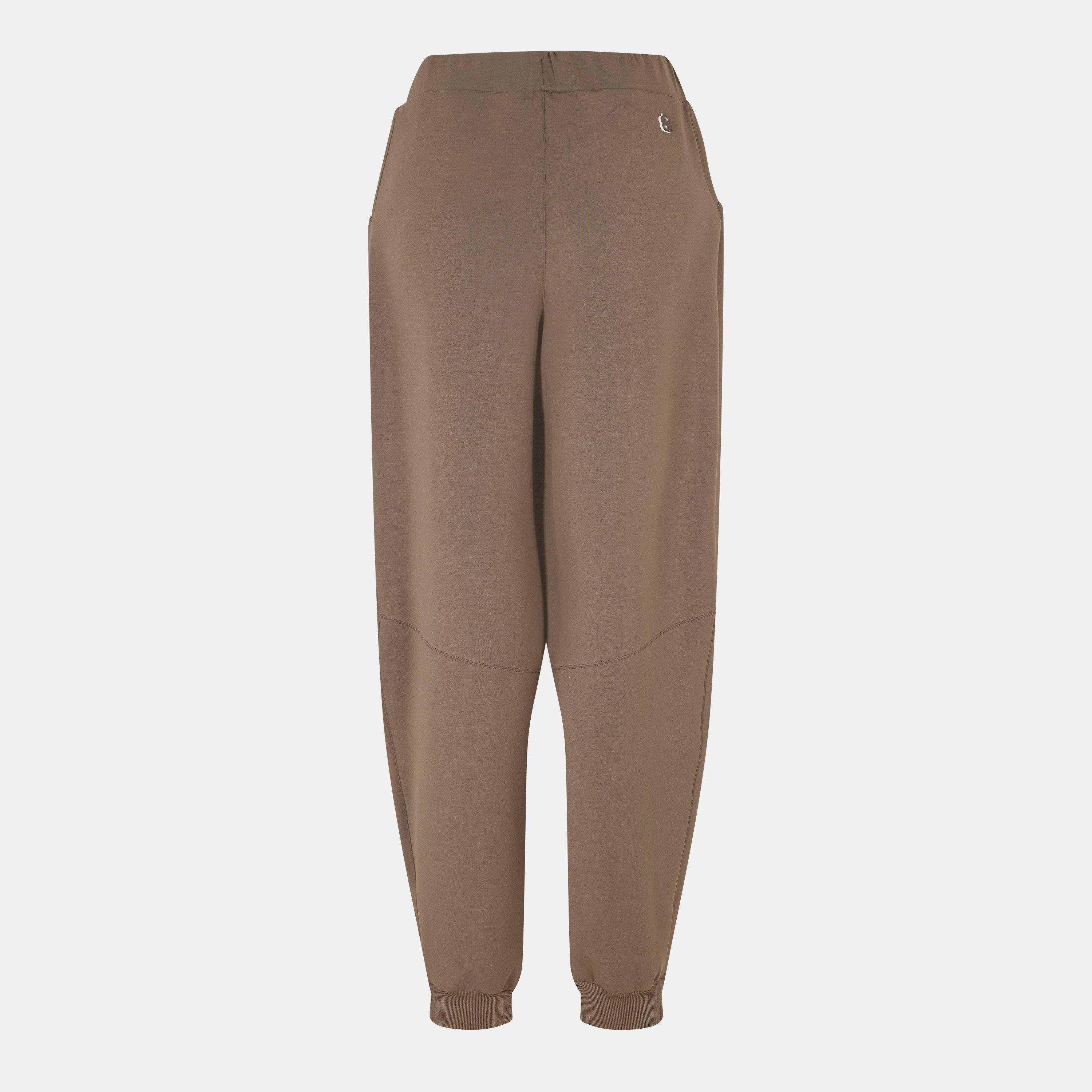 Charcoal 019 - Boss - Women's Edarea Closed Hem Fleece Trousers - 2