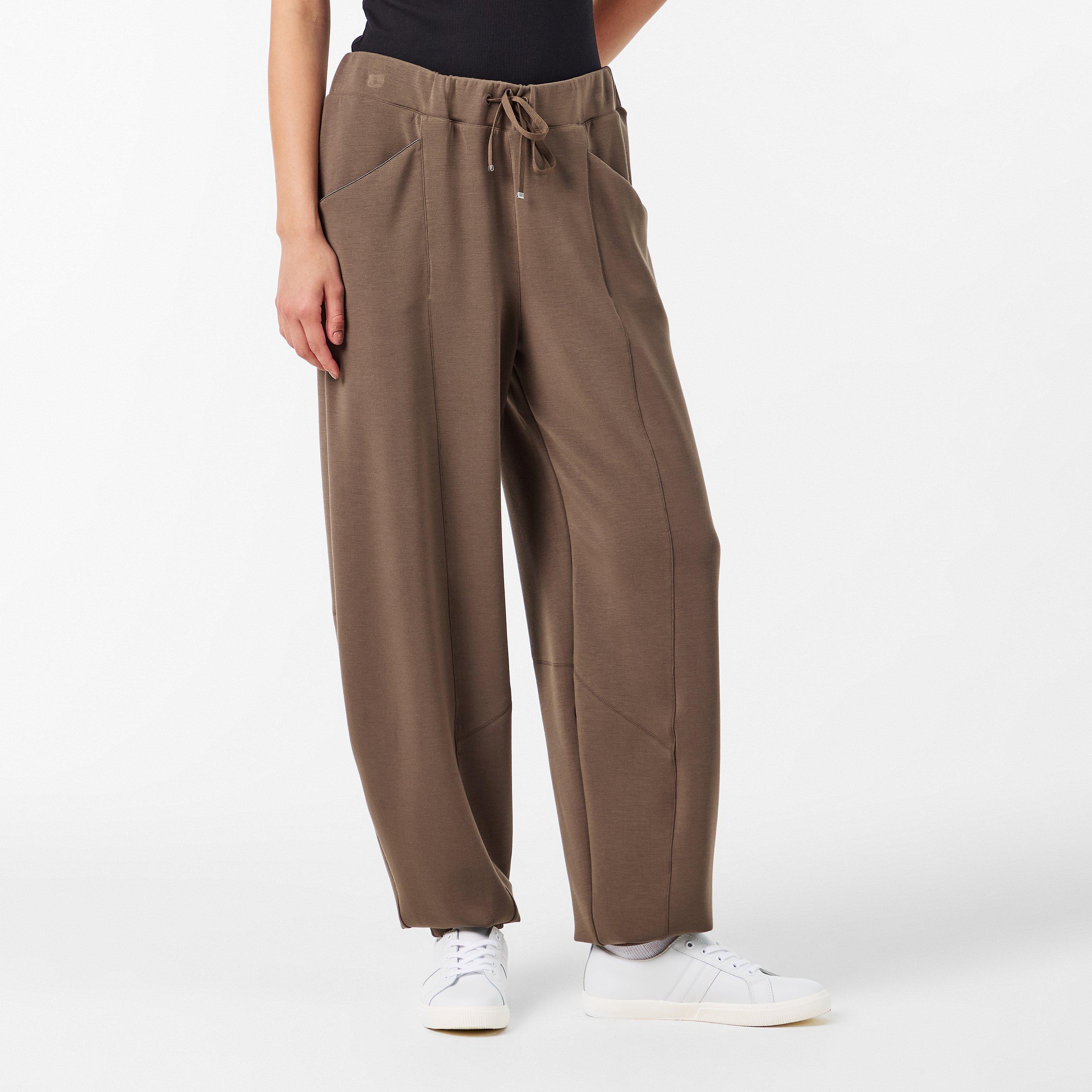 Charcoal 019 - Boss - Women's Edarea Closed Hem Fleece Trousers - 3