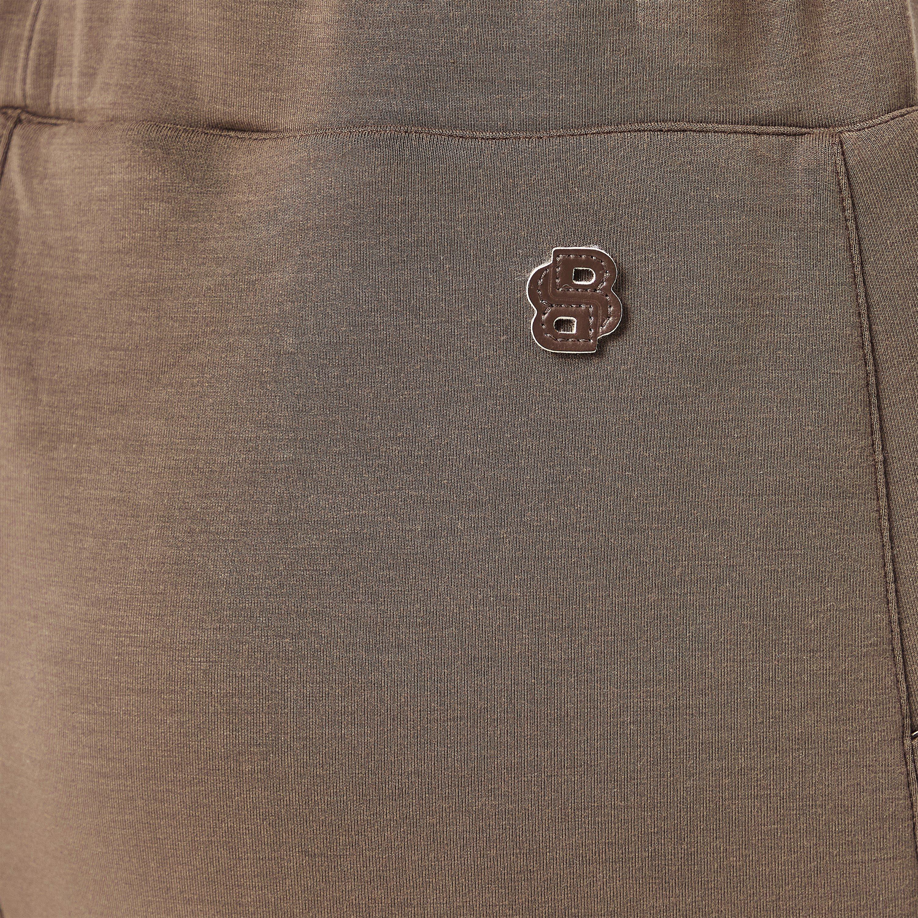 Charcoal 019 - Boss - Women's Edarea Closed Hem Fleece Trousers - 5