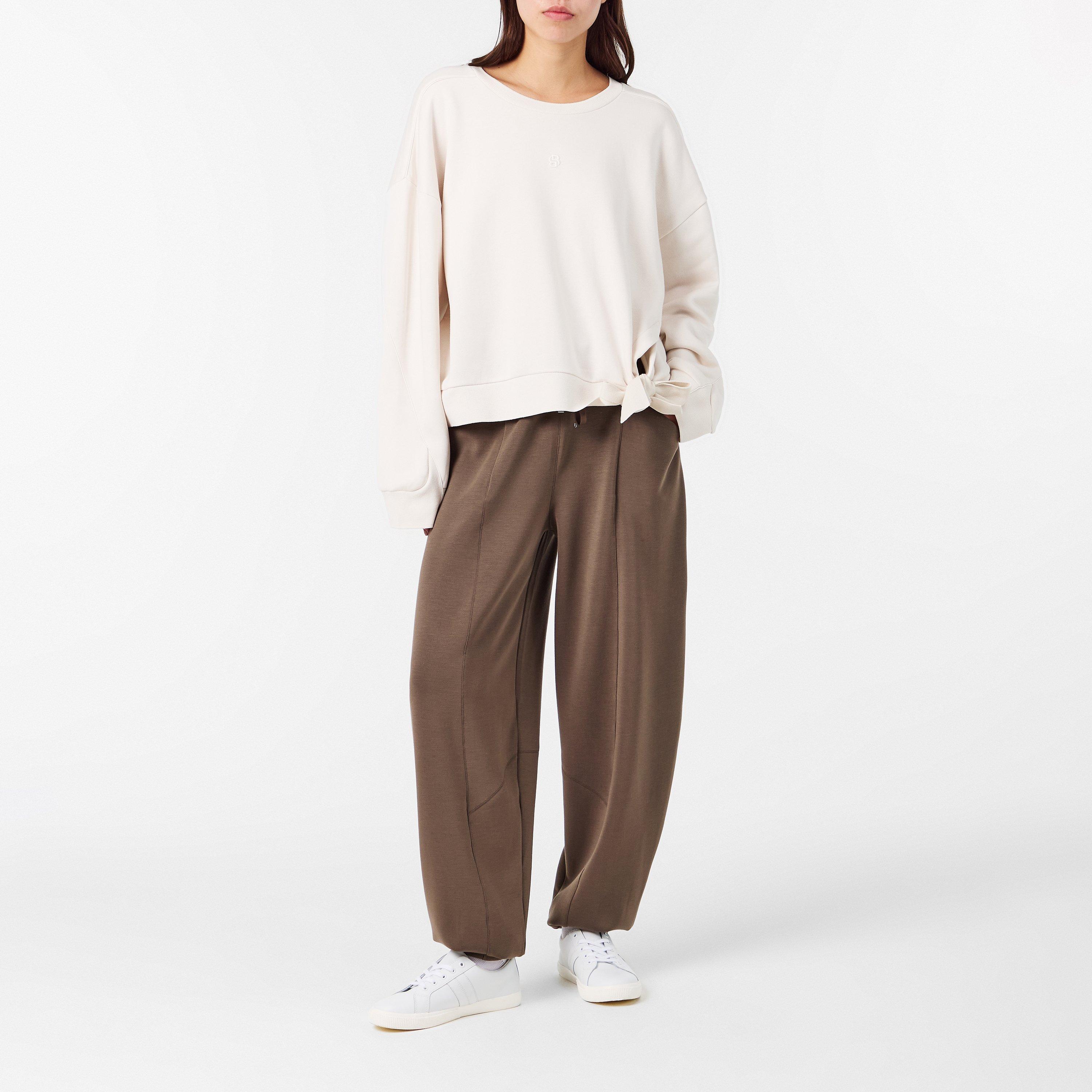 Charcoal 019 - Boss - Women's Edarea Closed Hem Fleece Trousers - 6