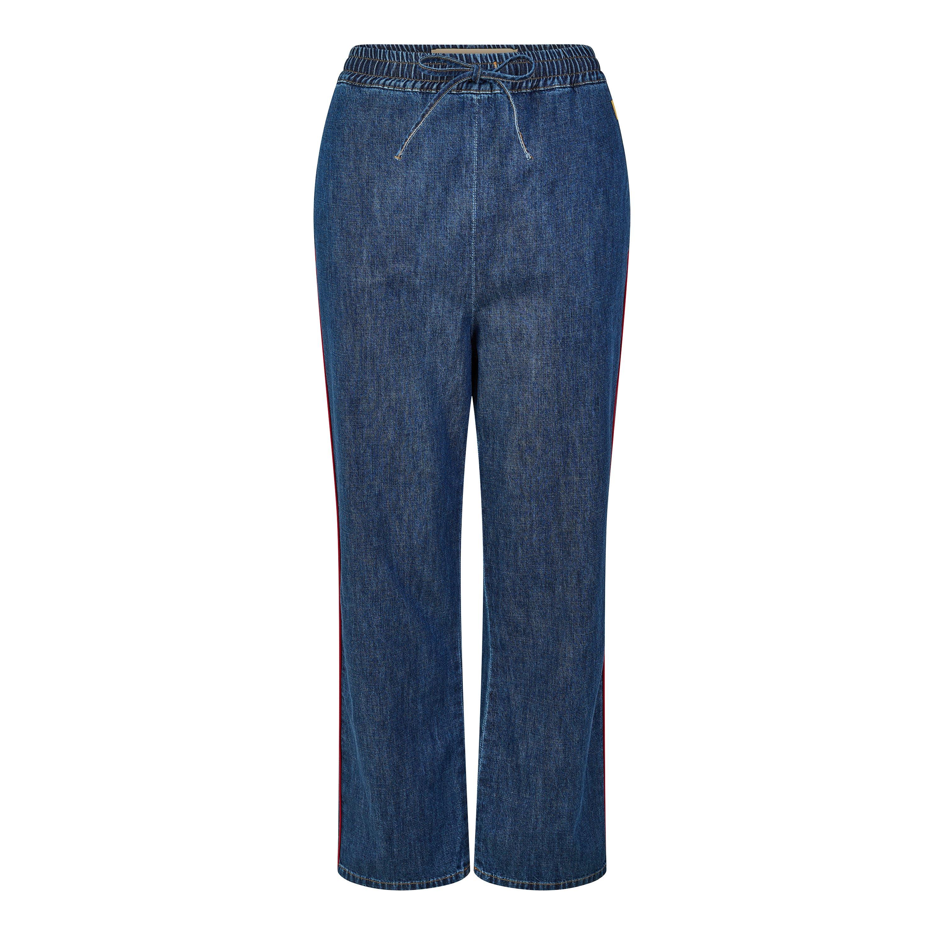 Valentino Val Chambray Trsr Ld63 - Denim Scuro - Size 10 (S)