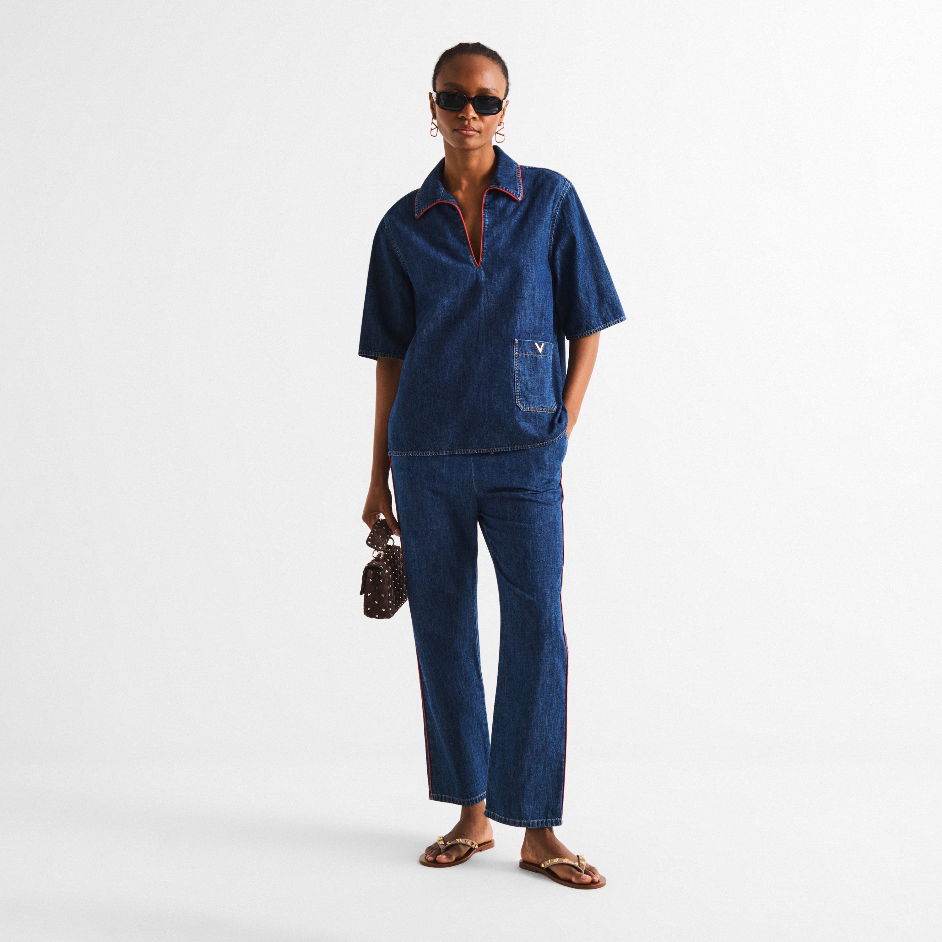 Denim Scuro - Valentino - Val Chambray Trsr Ld63 - 6