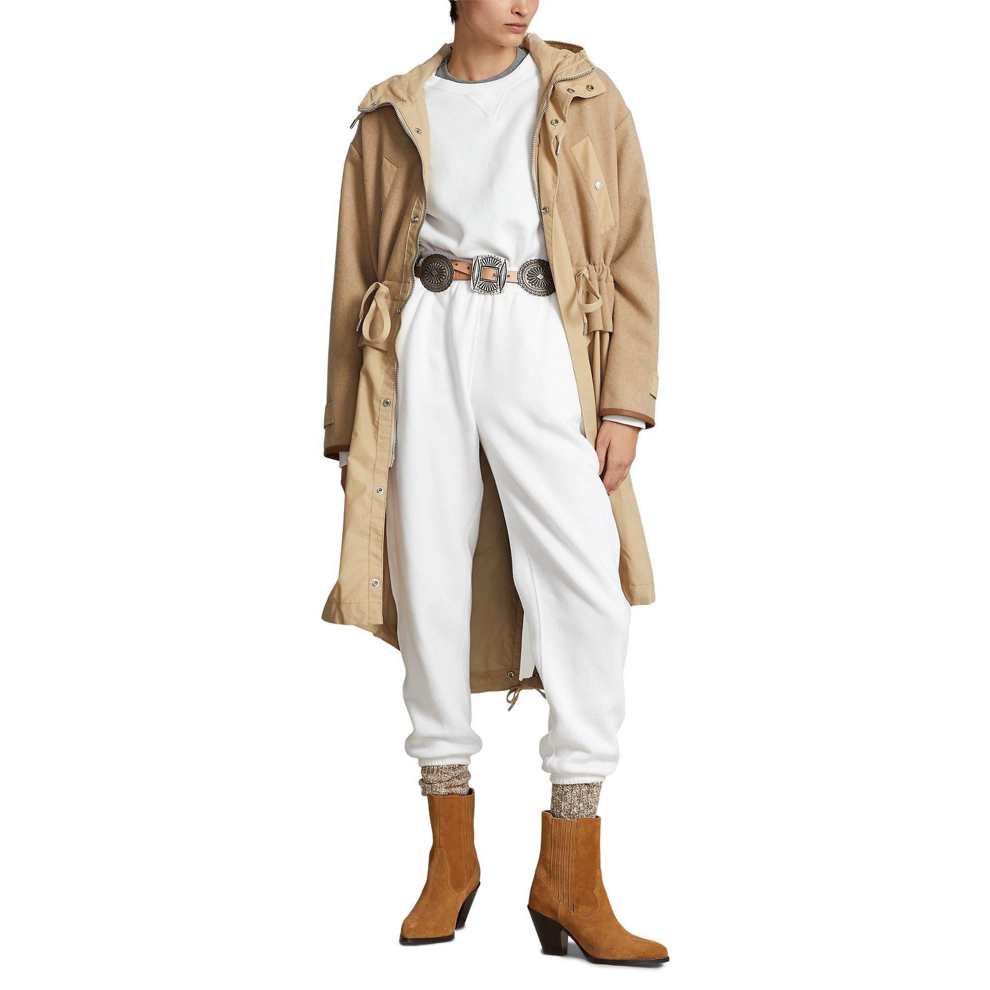 White - Polo Ralph Lauren - Pony Fleece Joggers - 4