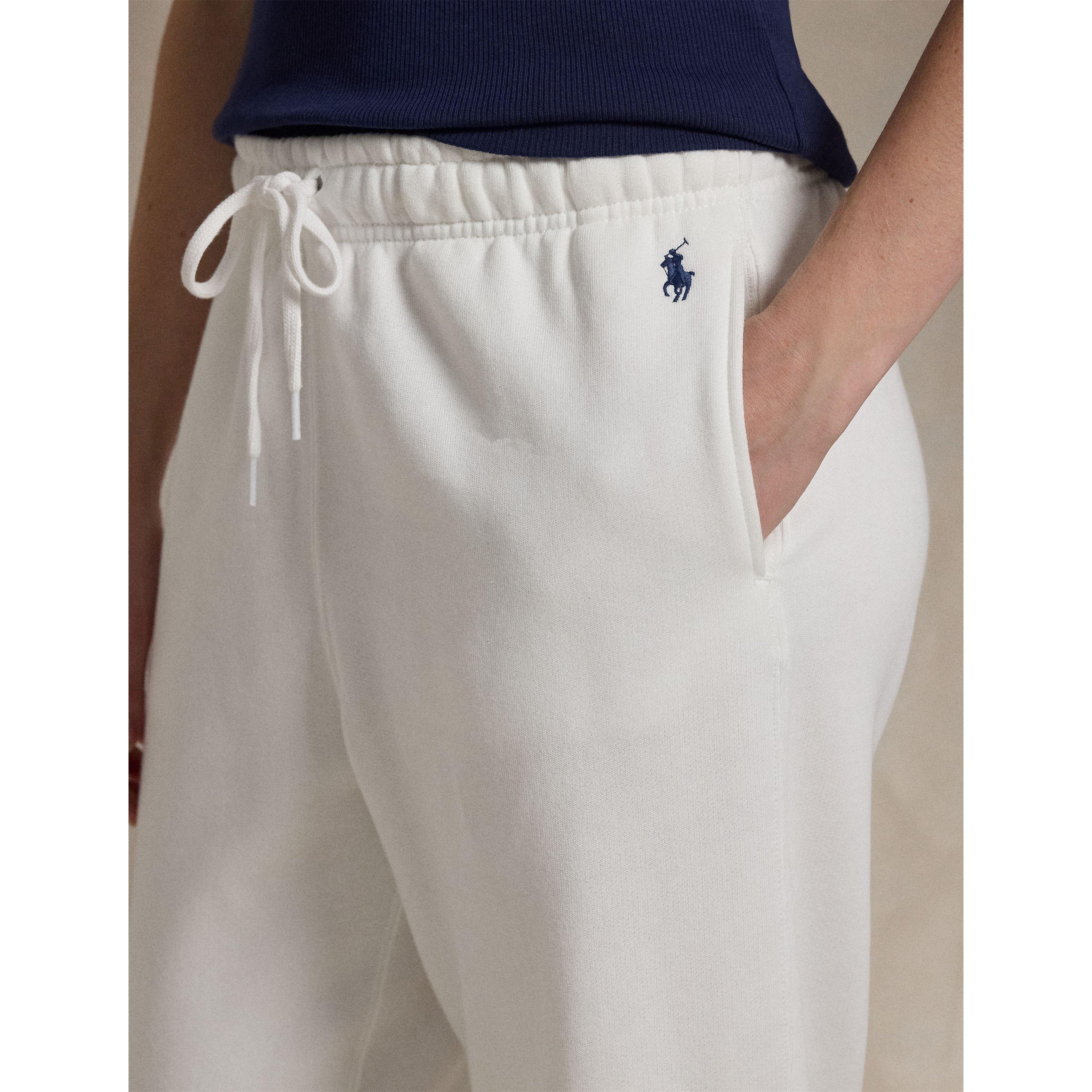 White - Polo Ralph Lauren - Pony Fleece Joggers - 3