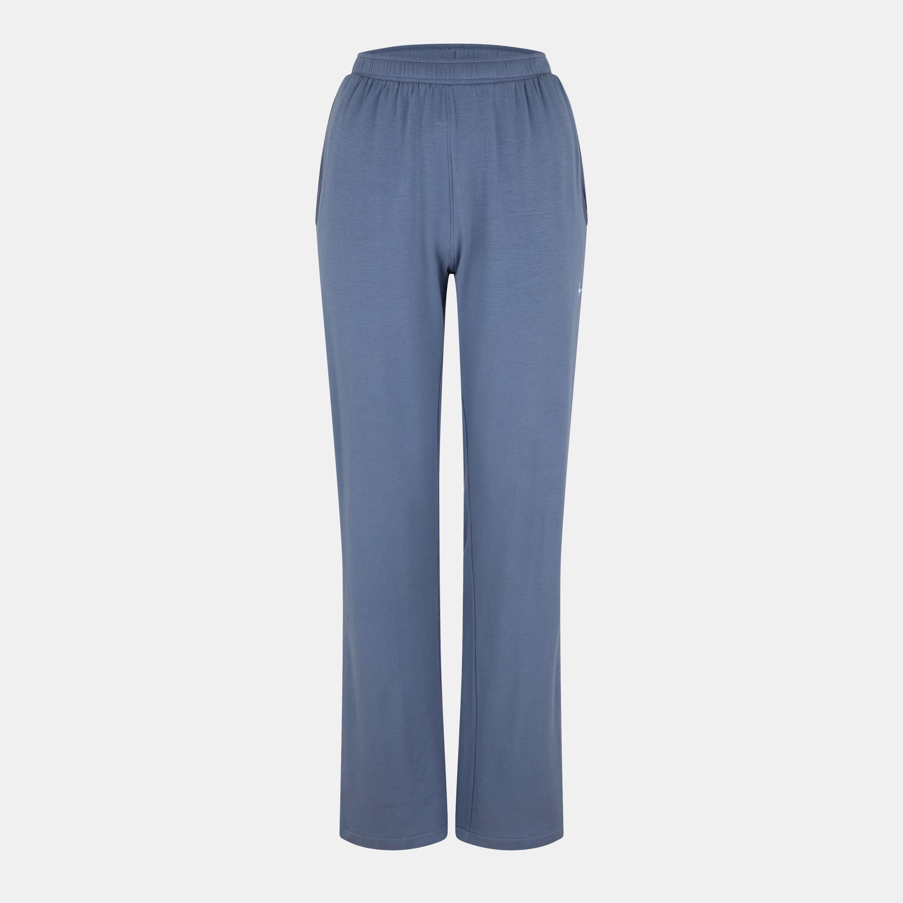 Dusky Blue - Jack Wills - Women's JW Modal Open Hem Fleece Joggers - 1