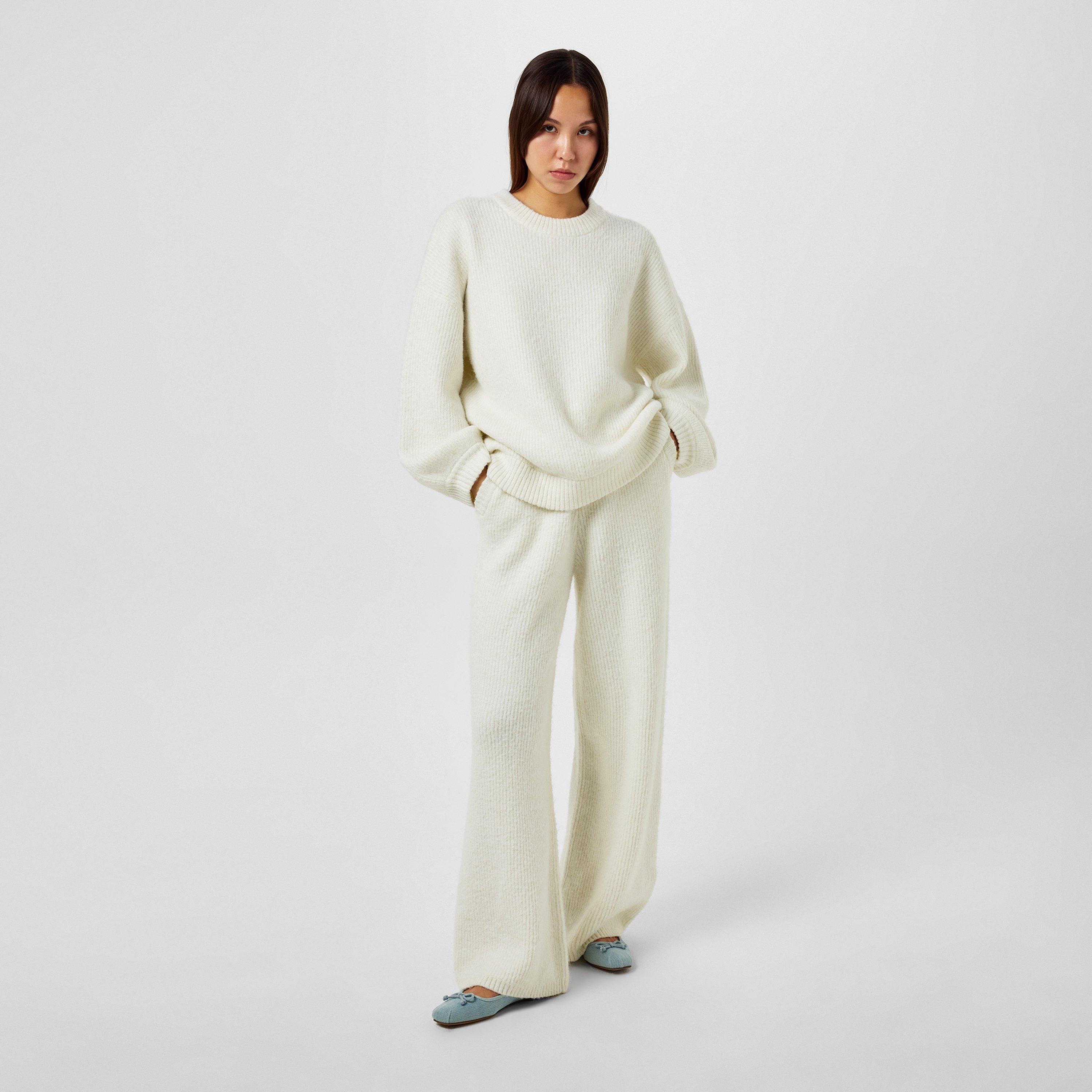 Vintage bijela - Jack Wills - Oversized Knitted Trousers - 4