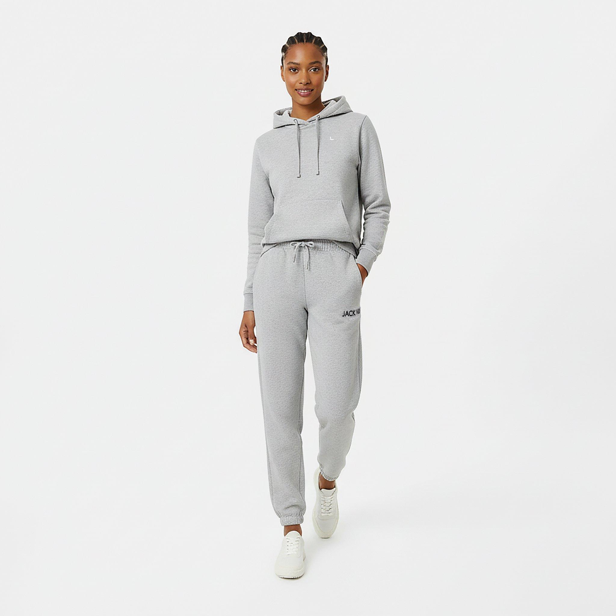 Grey Marl - Jack Wills - Bayton Relaxed Joggers Womens - 5