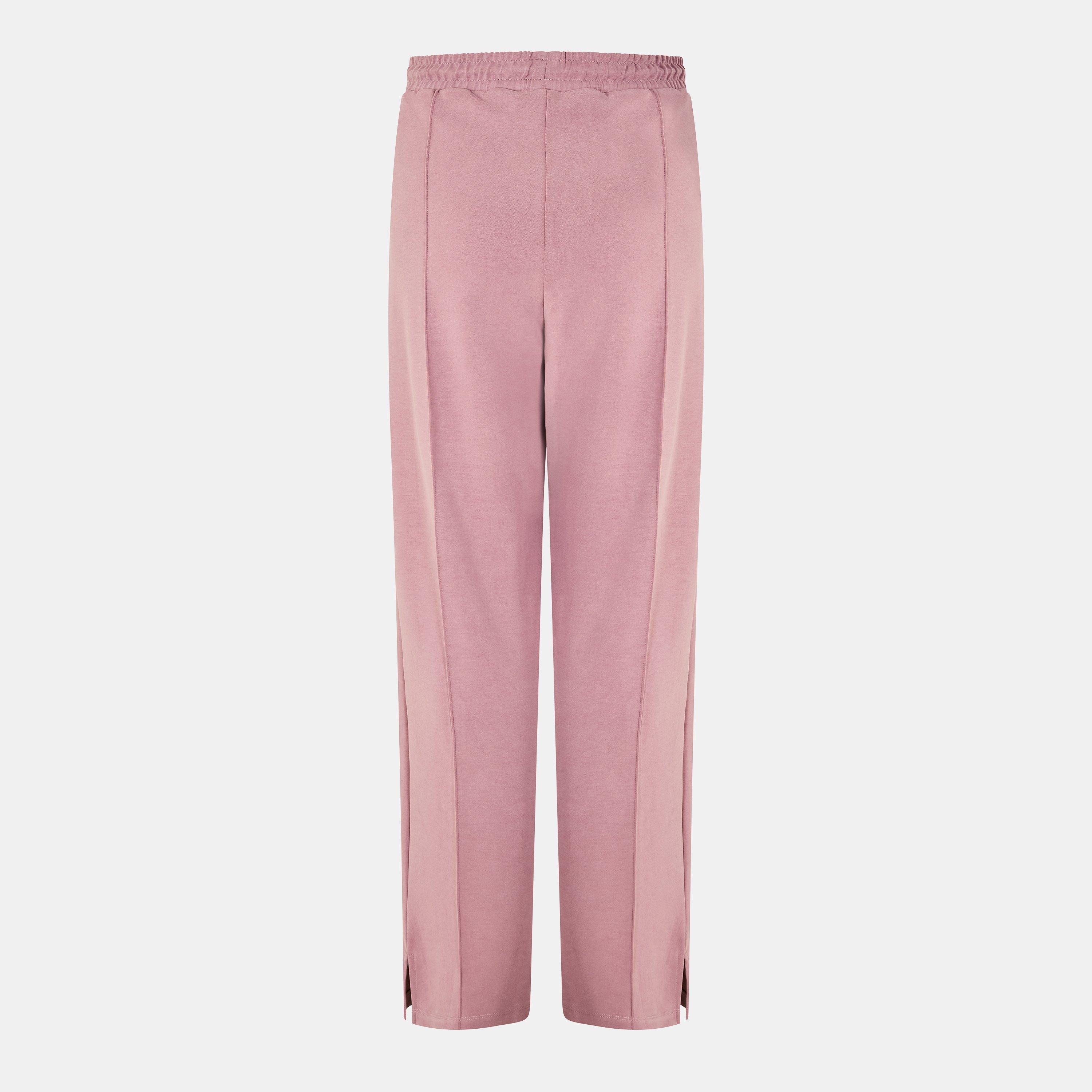 Dusky-Pink - Ted Baker - Women's Open Hem Jersey Joggers - 2