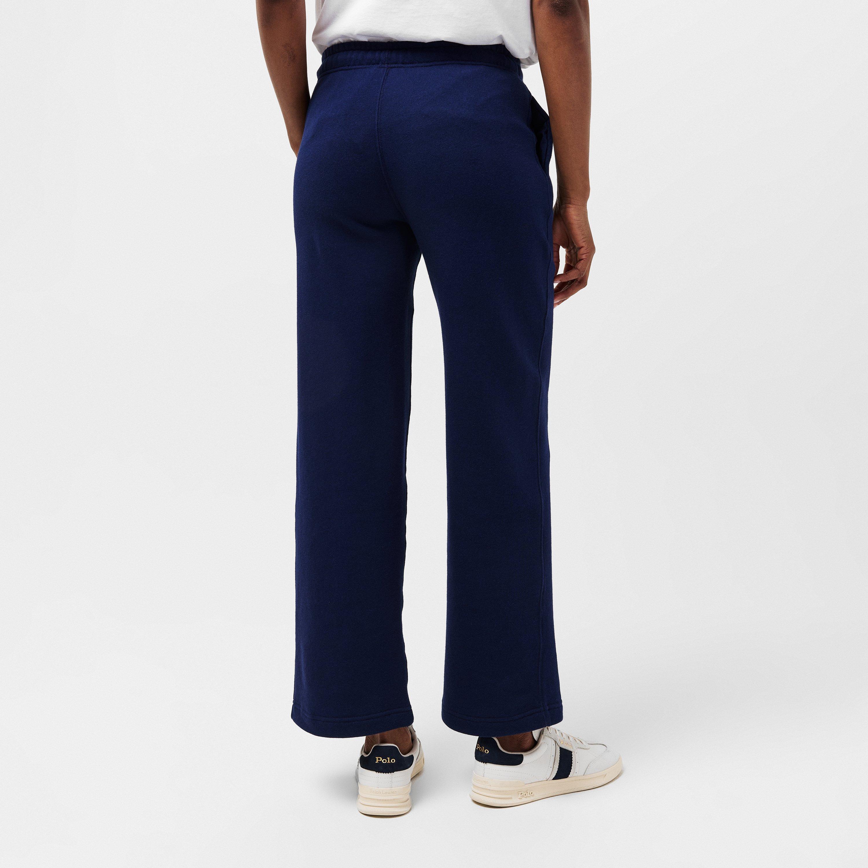 CRUISE NAVY - Polo Ralph Lauren - Women's Wide Open Hem Fleece Joggers - 4