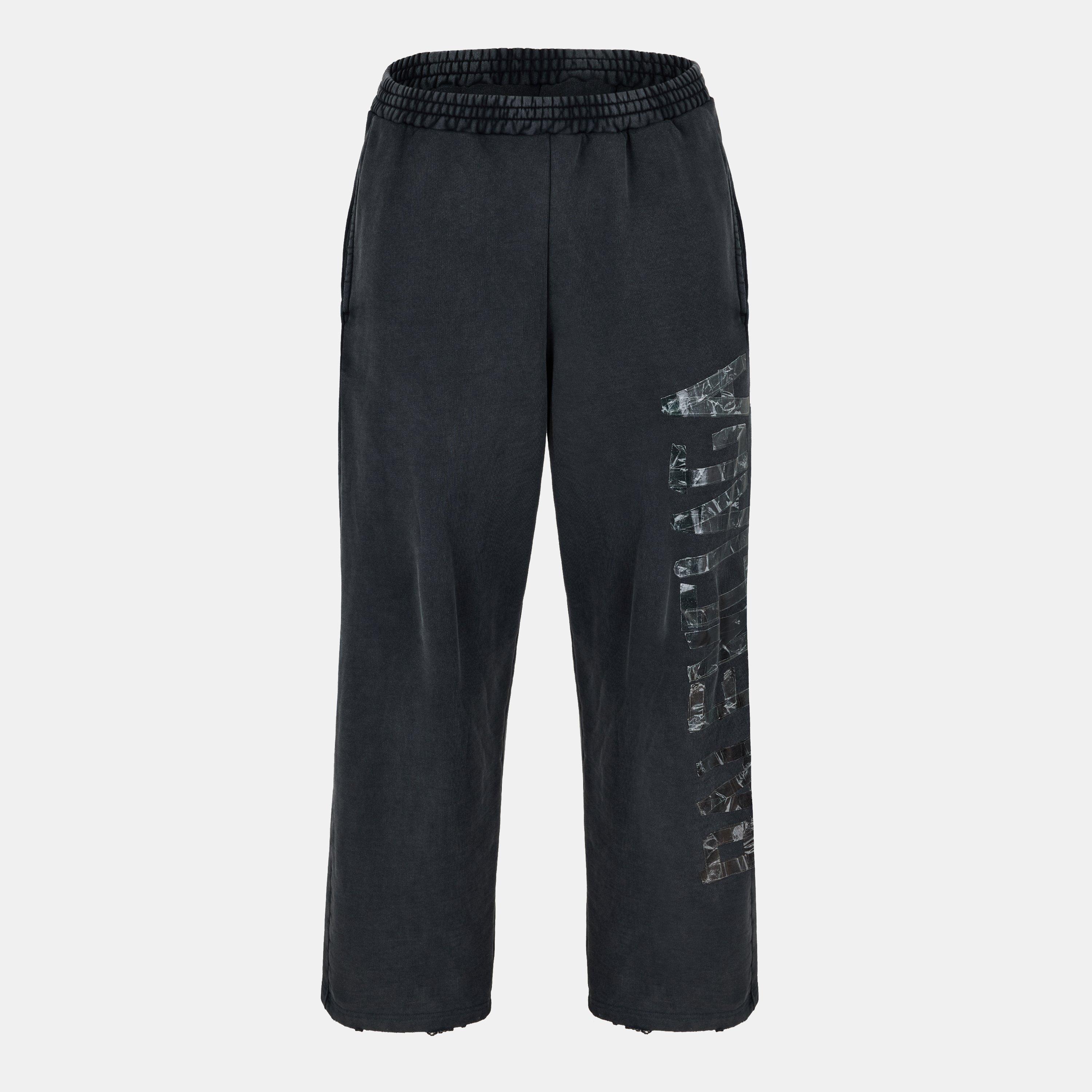 Faded Wash Blk - Balenciaga - Men's Wide Leg Trousers - 1