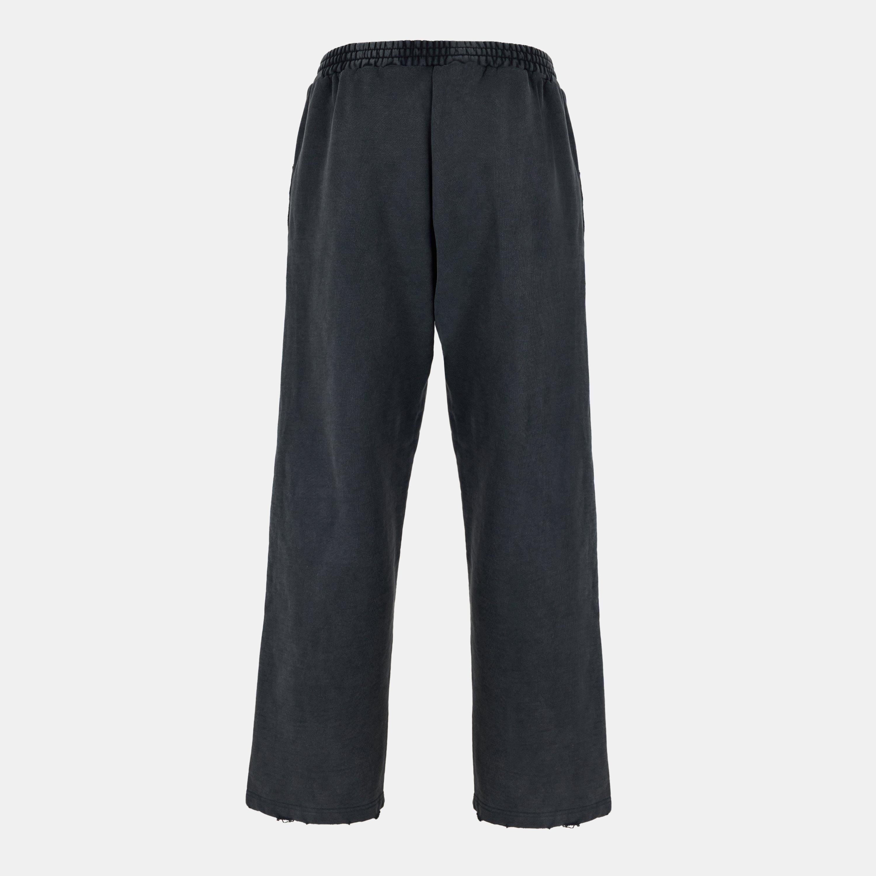 Faded Wash Blk - Balenciaga - Men's Wide Leg Trousers - 2