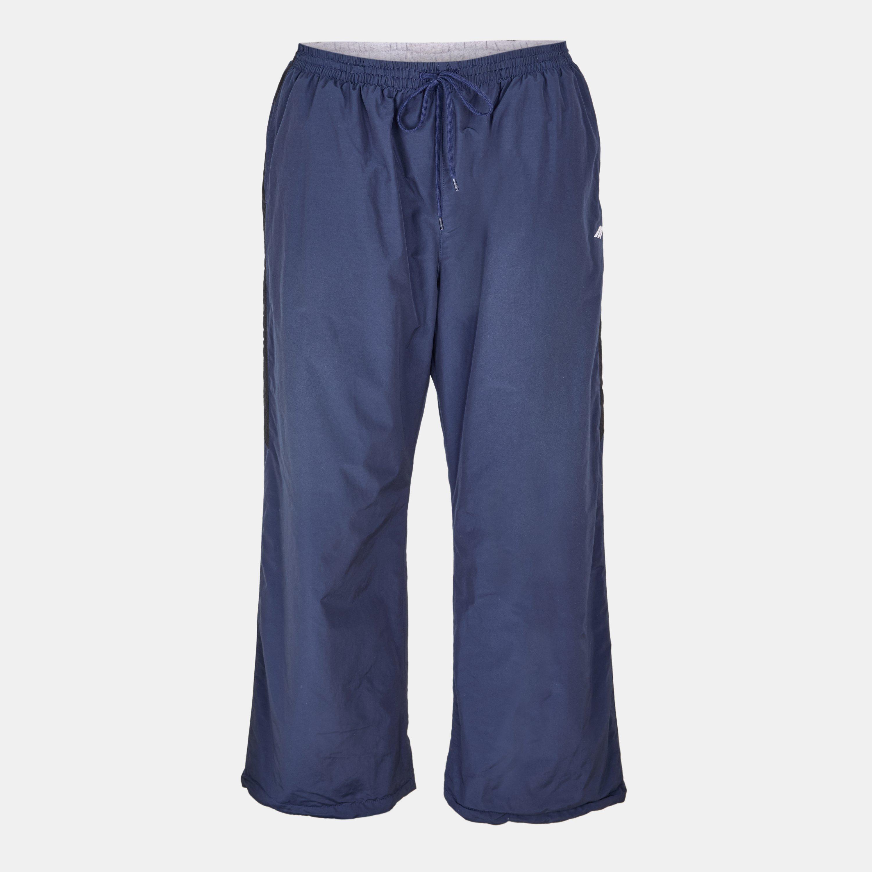 Marine Blue - Balenciaga - Men's Bal Tech Reverse Relaxed Fit Wide Leg Trousers - 1