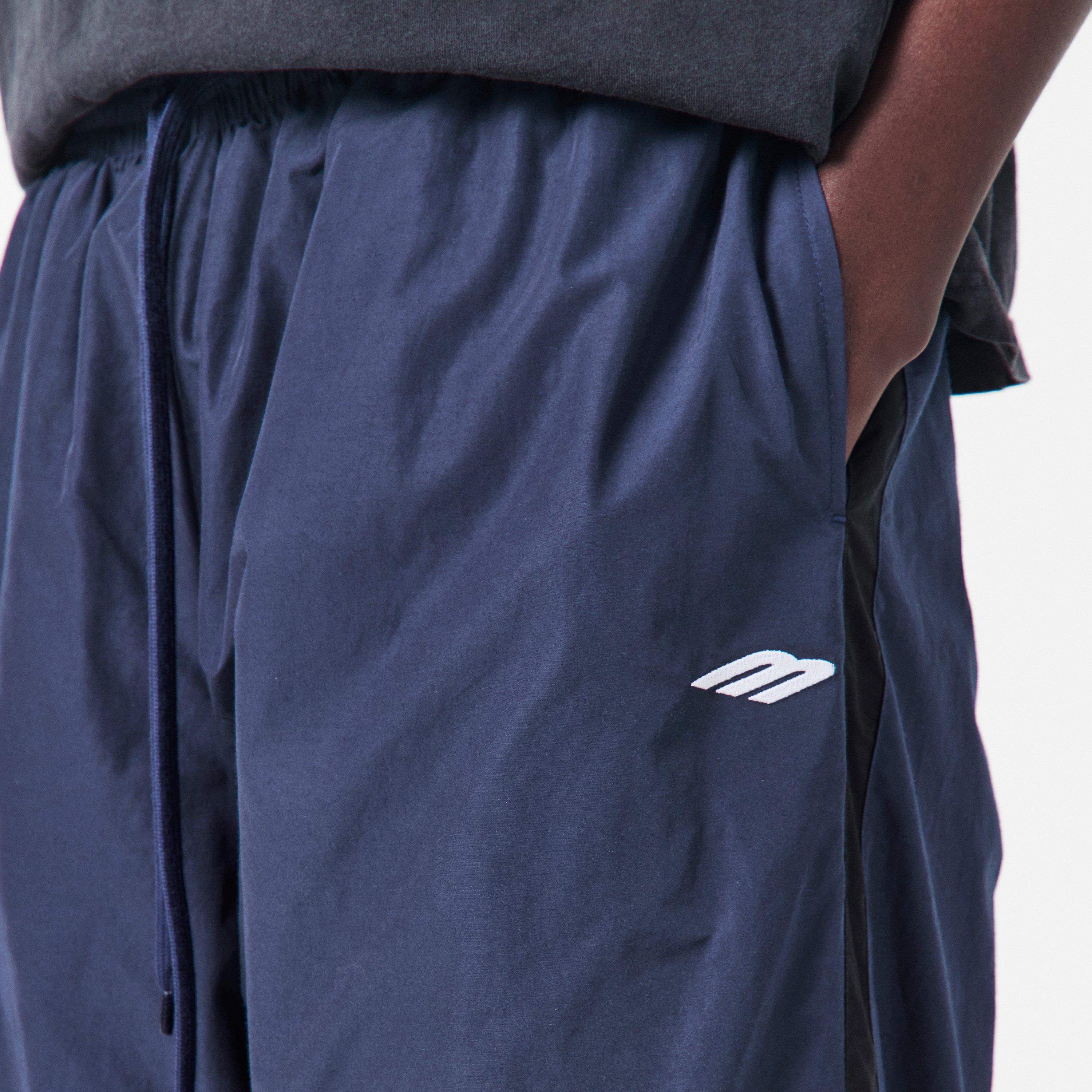 Marine Blue - Balenciaga - Men's Bal Tech Reverse Wide Leg Trousers - 5