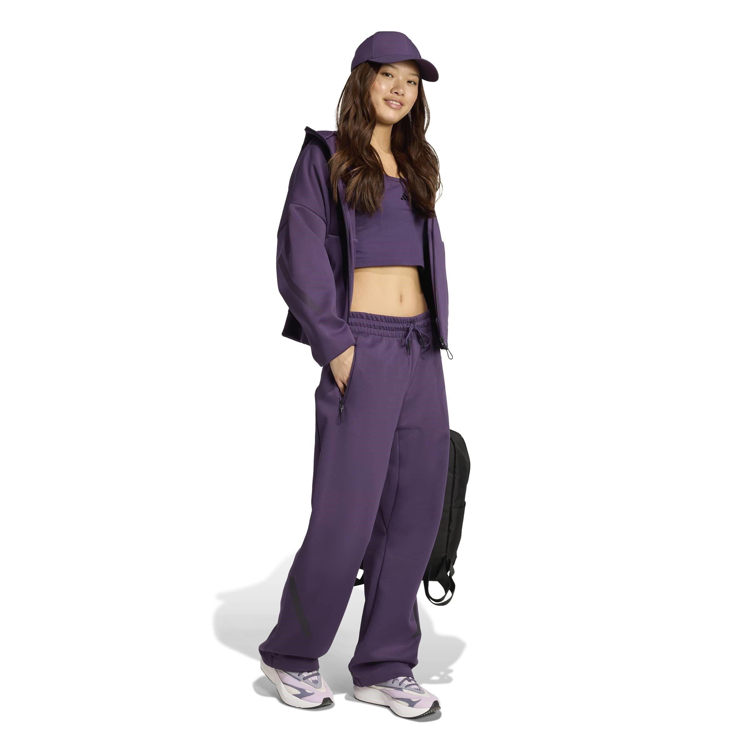 Aurora Plum - adidas - Z.N.E. Womens Barrel Pants - 6