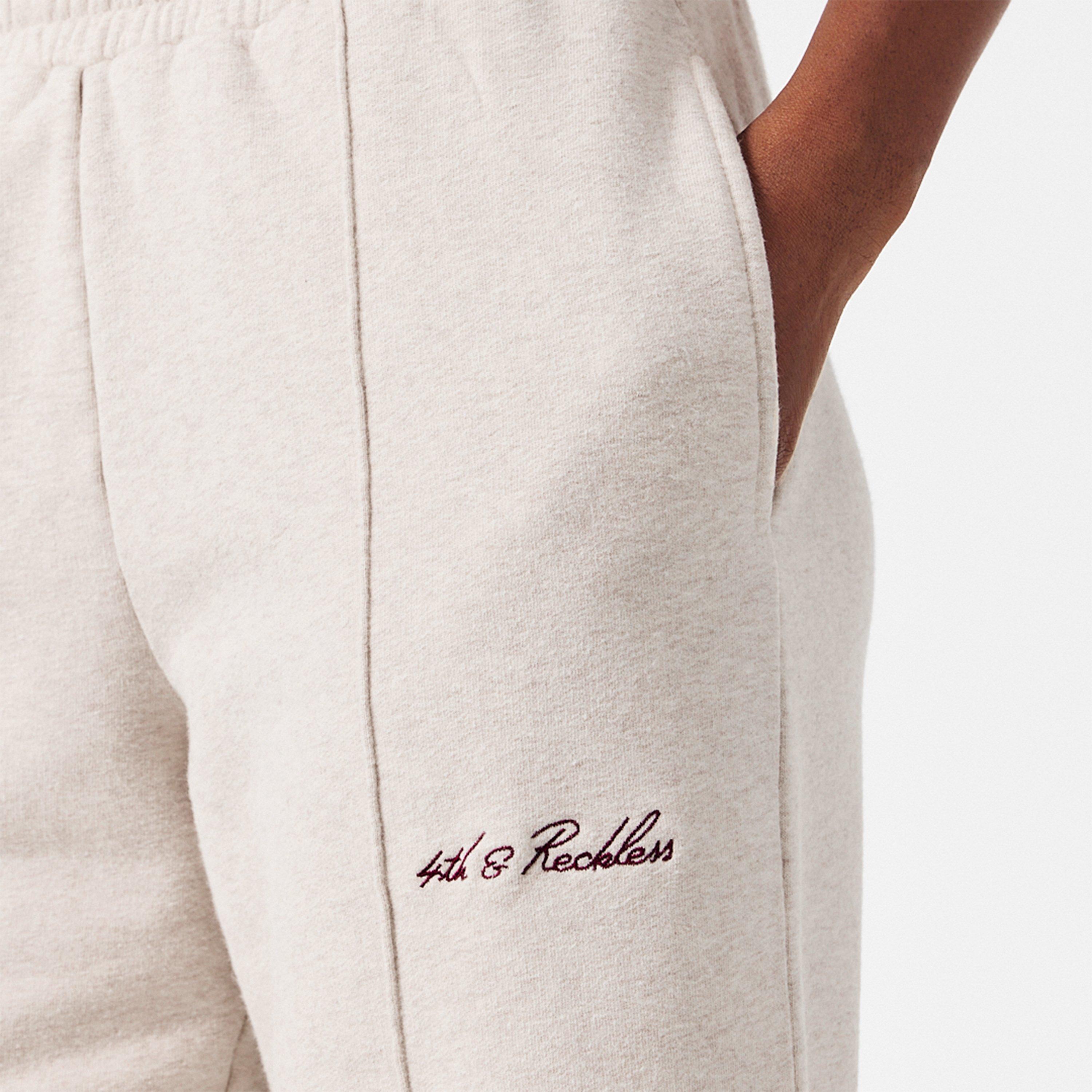 Oatmeal - 4th and Reckless - Women's Fergie Jog Open Hem Jersey Joggers - 5