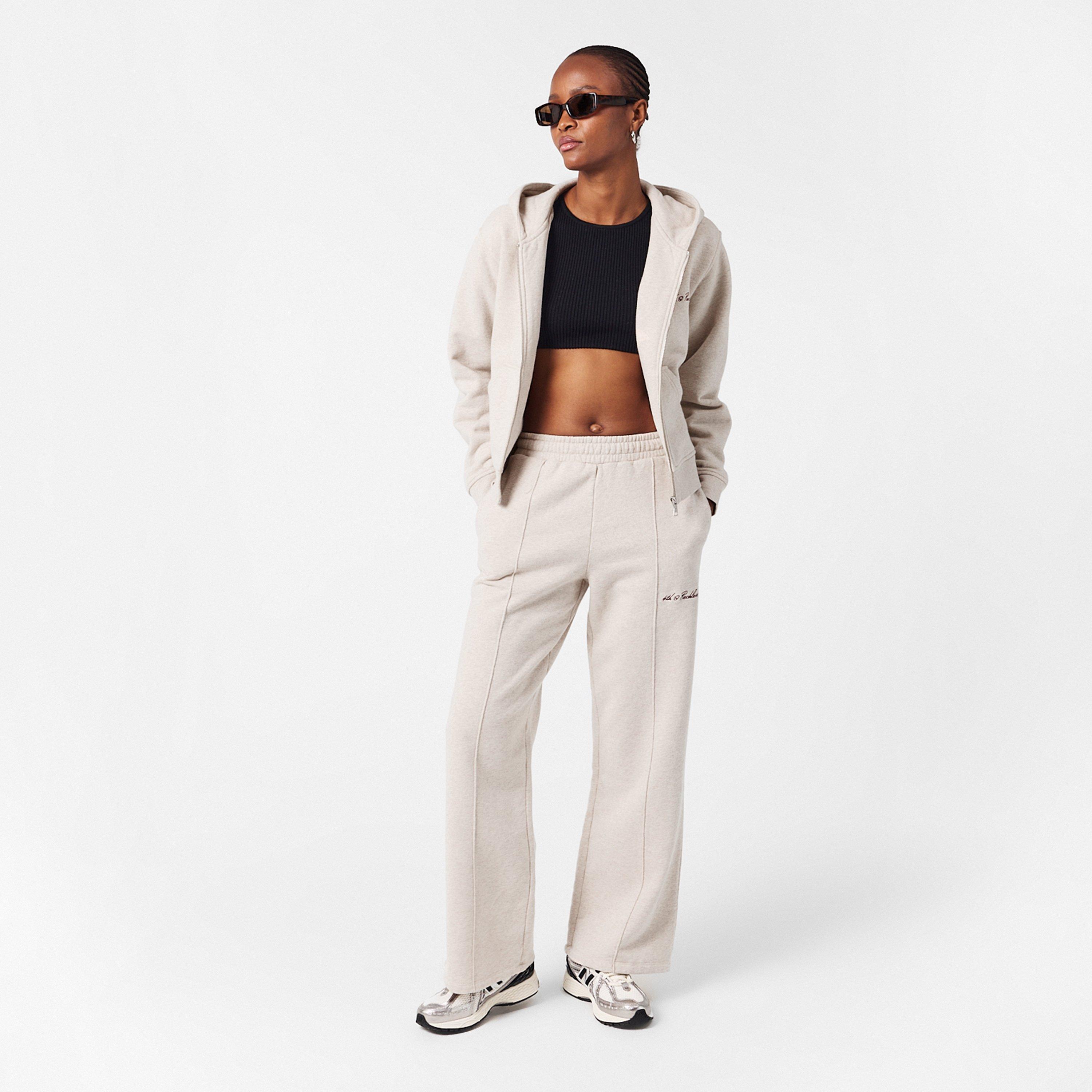 Oatmeal - 4th and Reckless - Women's Fergie Jog Open Hem Jersey Joggers - 6