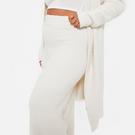 CRÈME - I Saw It First - ISAWITFIRST Teddy Borg Knit Wide Leg Trousers Co-Ord - 4