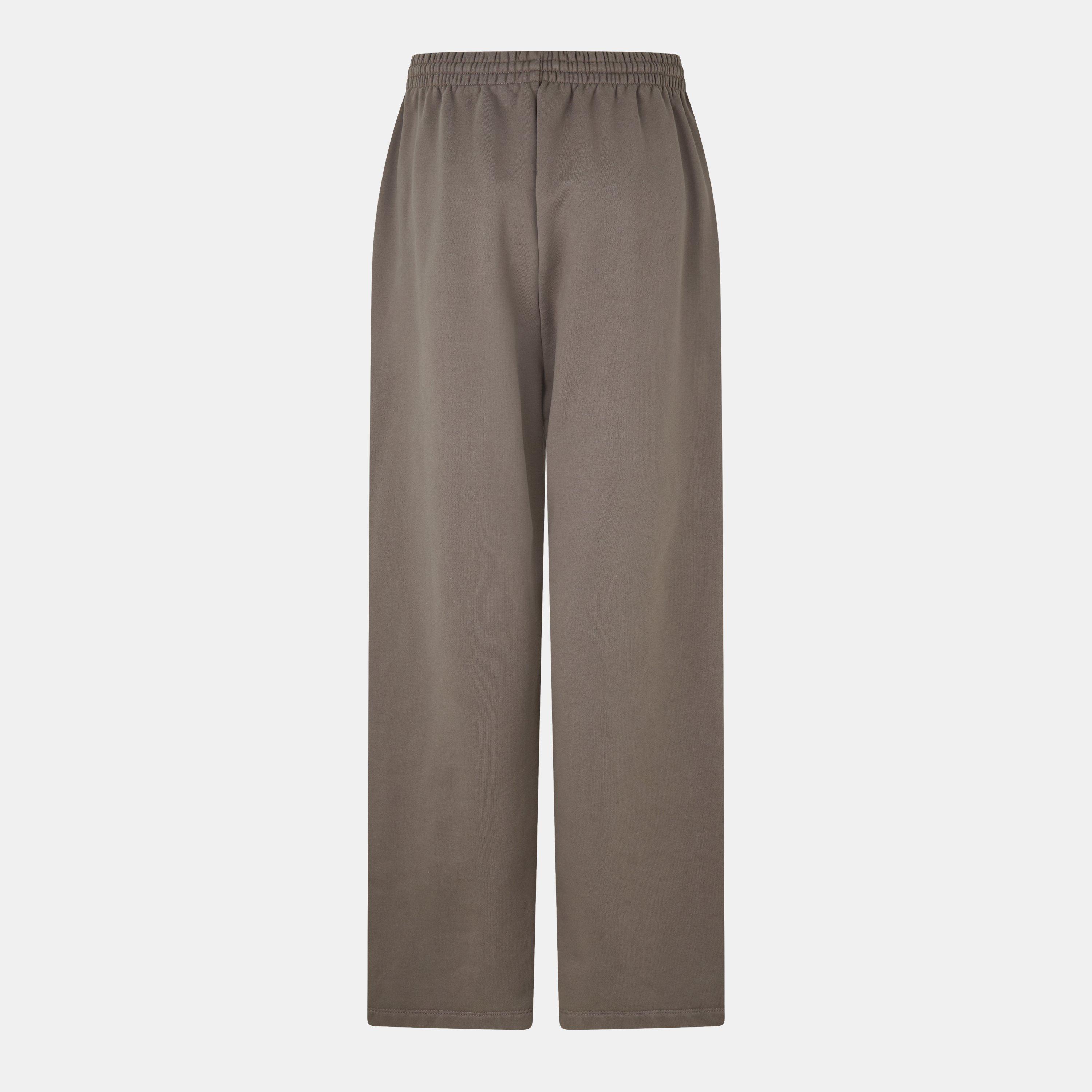 Taupe/Black - Balenciaga - Women's Open Hem Woven Tracksuit Bottoms - 2