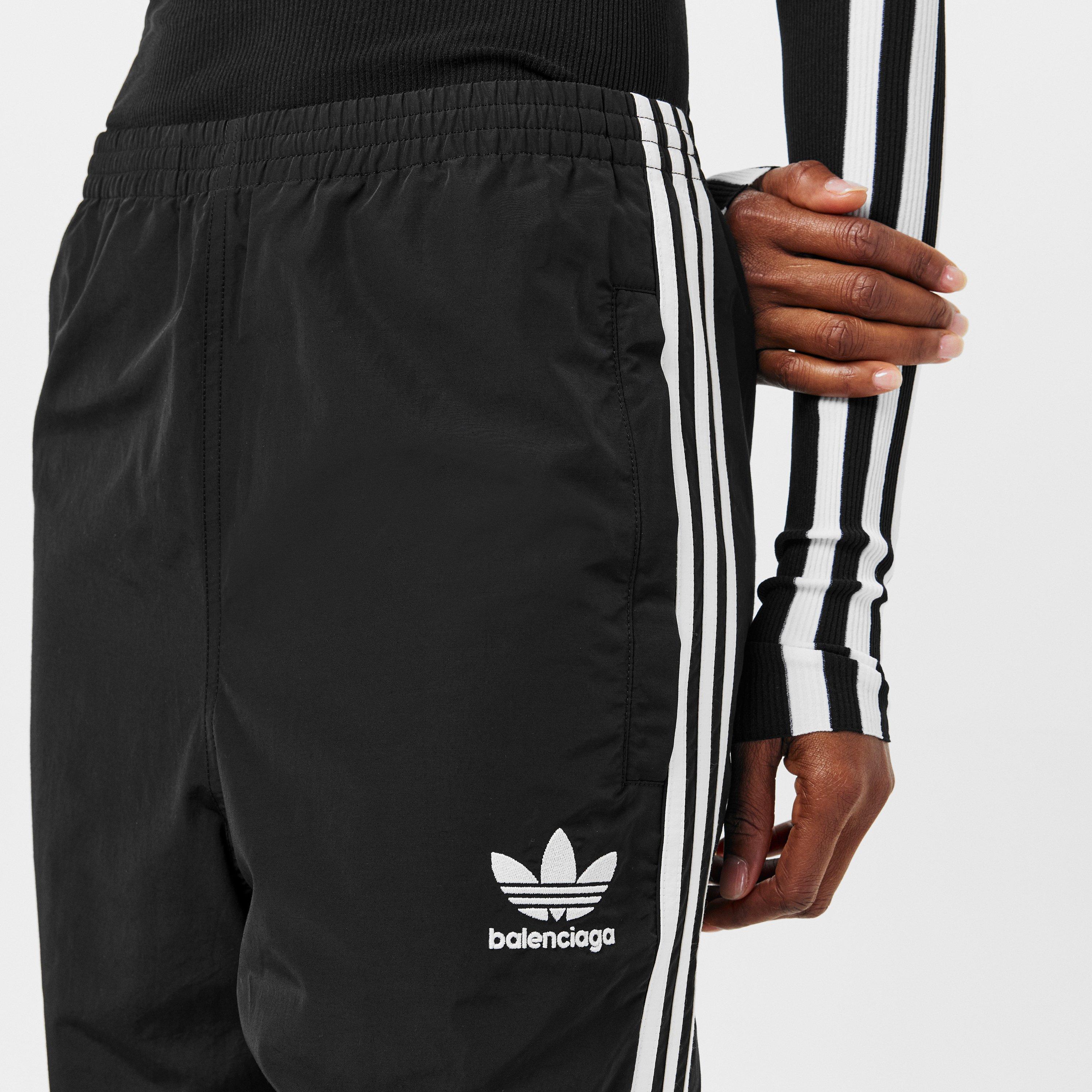 Black - Balenciaga - Women's Closed Hem Fleece Jogging Bottoms - 5