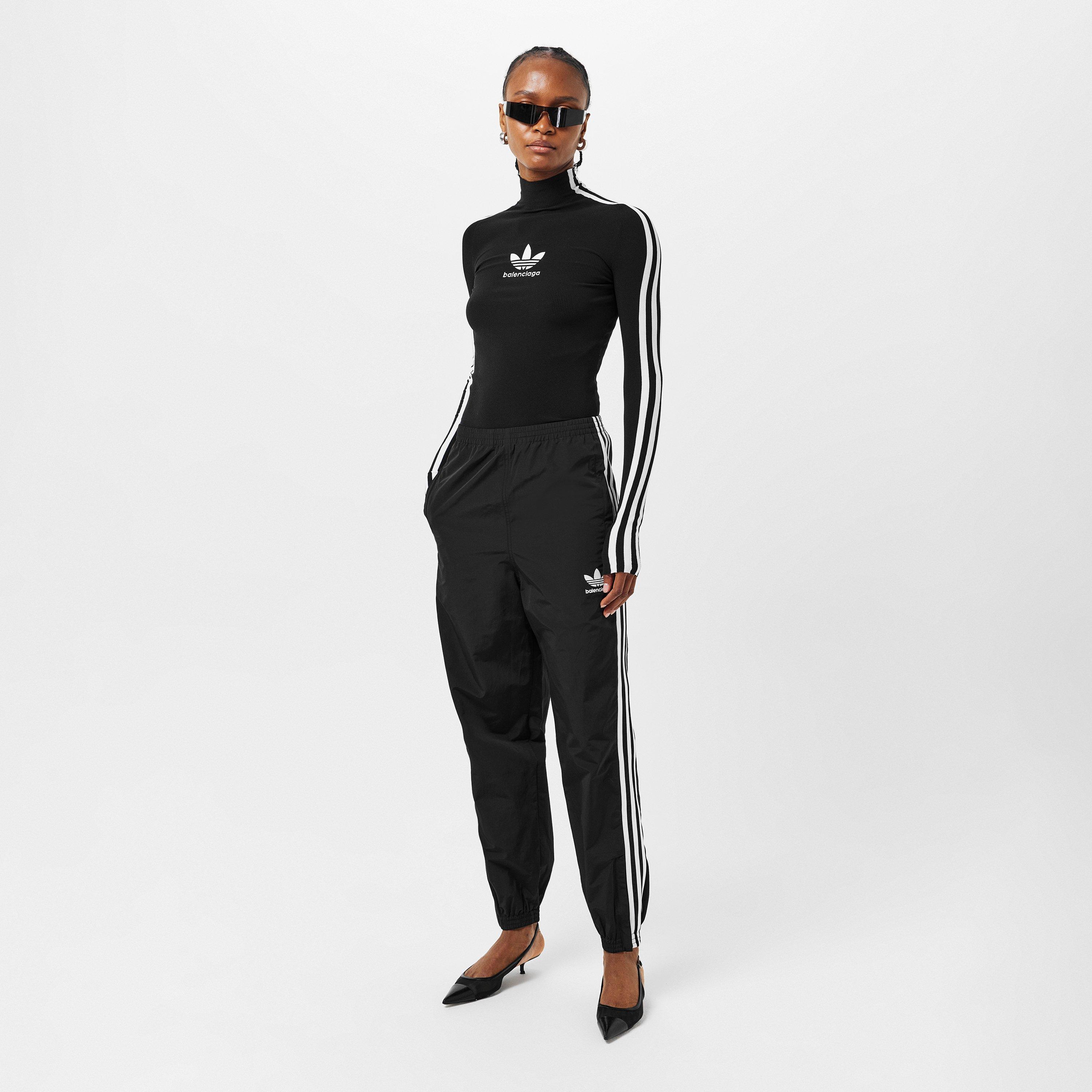 Black - Balenciaga - Women's Closed Hem Fleece Jogging Bottoms - 6