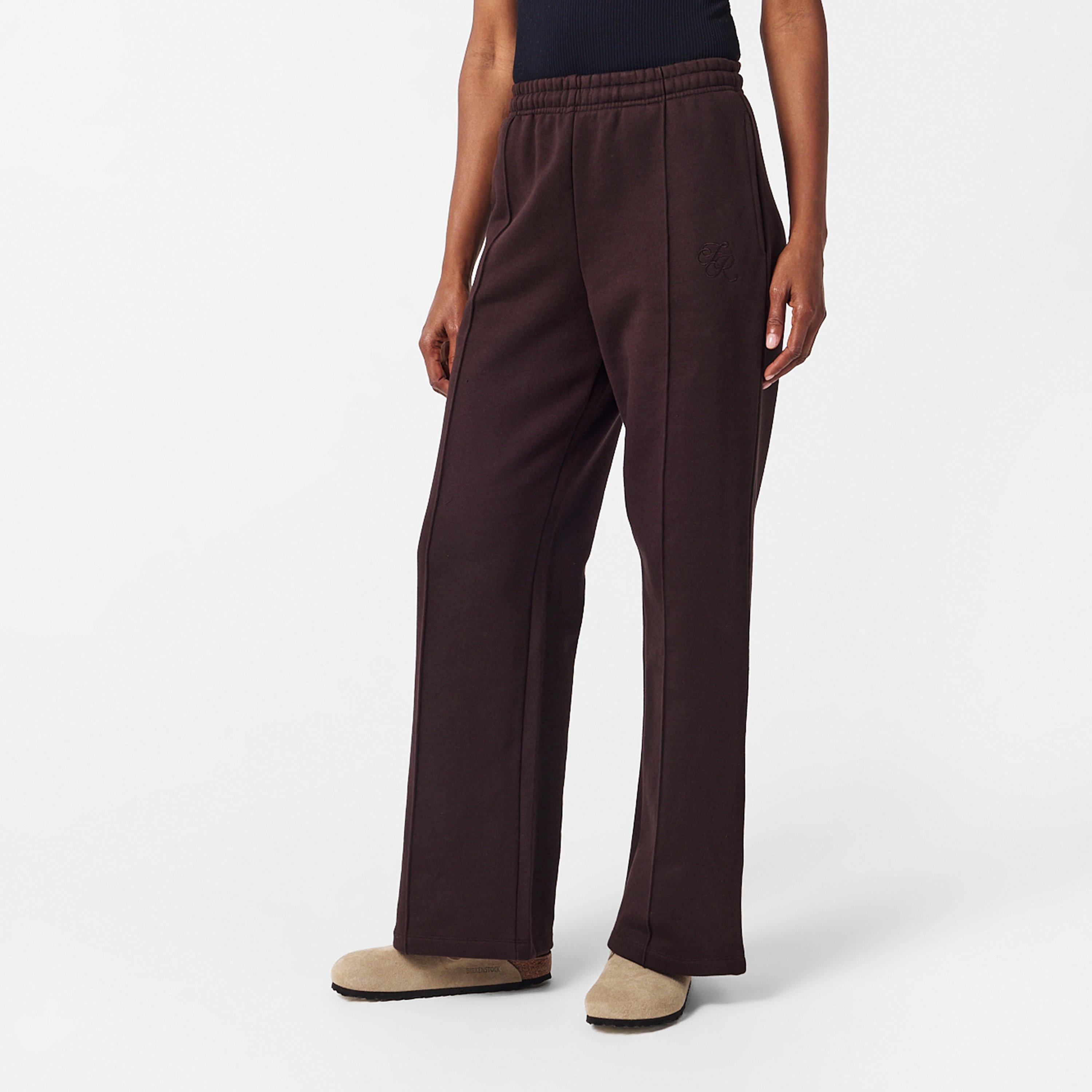 Chocolate - 4th and Reckless - Women's Valeri Jog Open Hem Jersey Joggers - 3