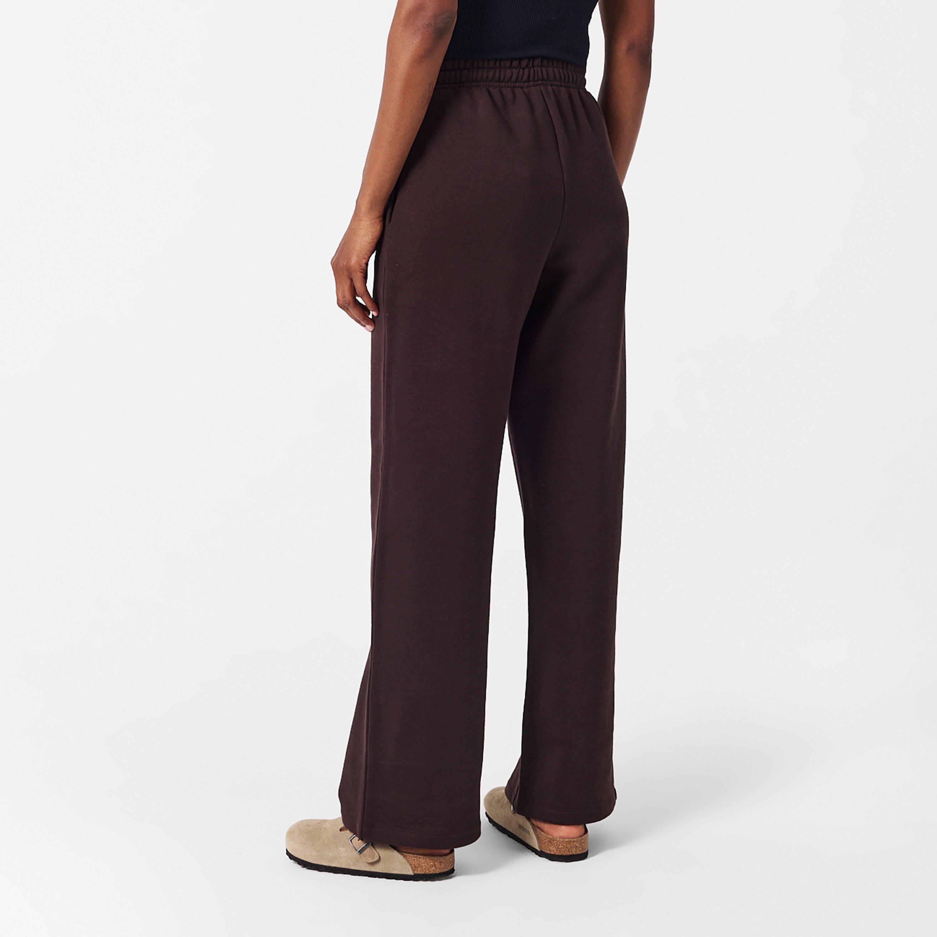 Chocolate - 4th and Reckless - Women's Valeri Jog Open Hem Jersey Joggers - 4
