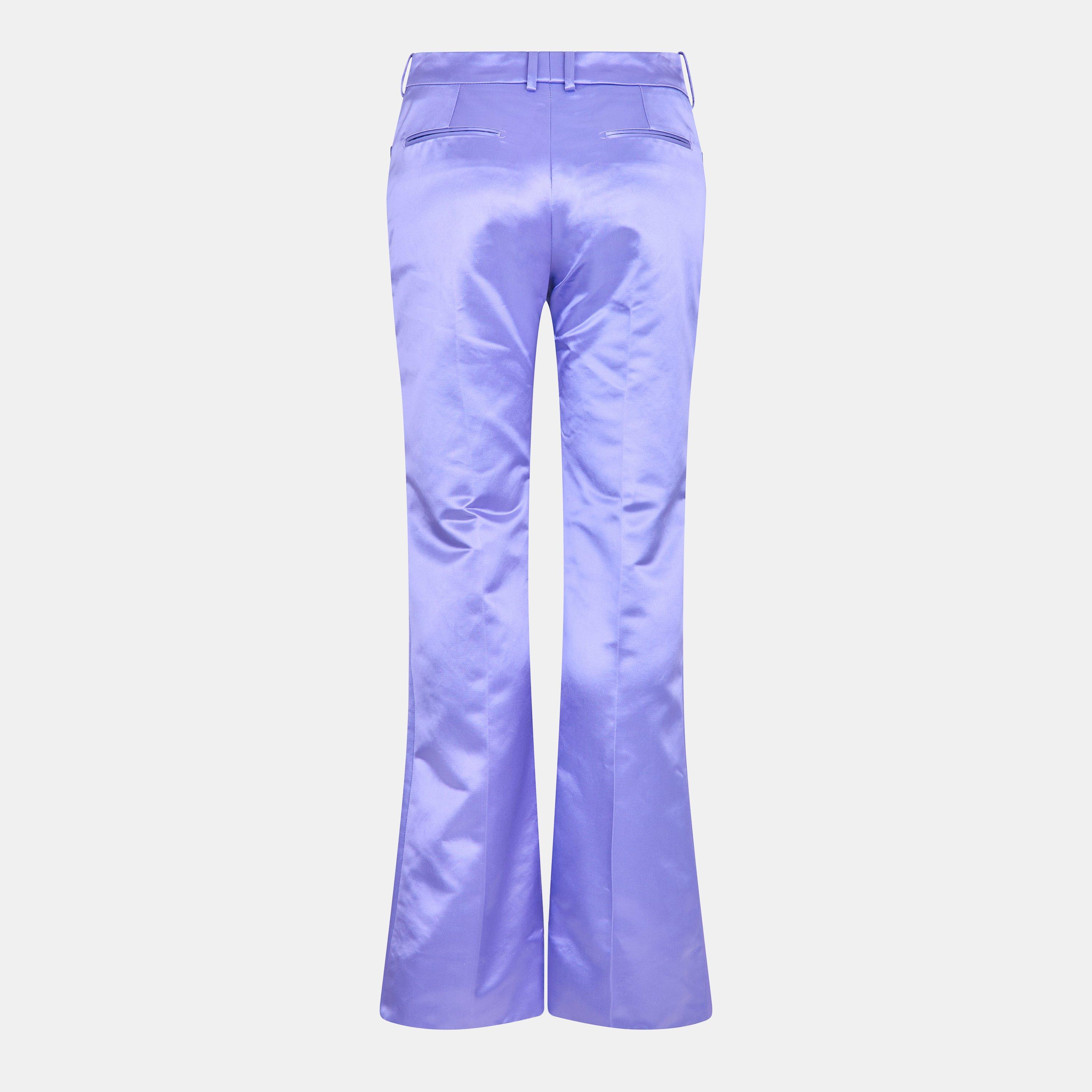 Purple - Tom Ford - Women's Tailored Knitted Trousers - 2