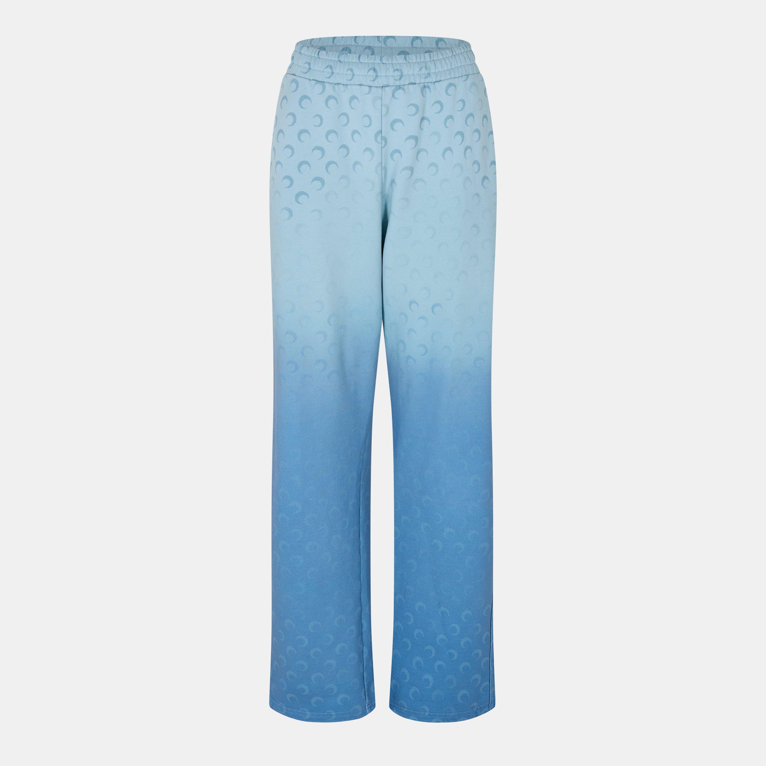 Light Blue - Marine Serre - Women's MS Moon Open Hem Woven Joggers - 1