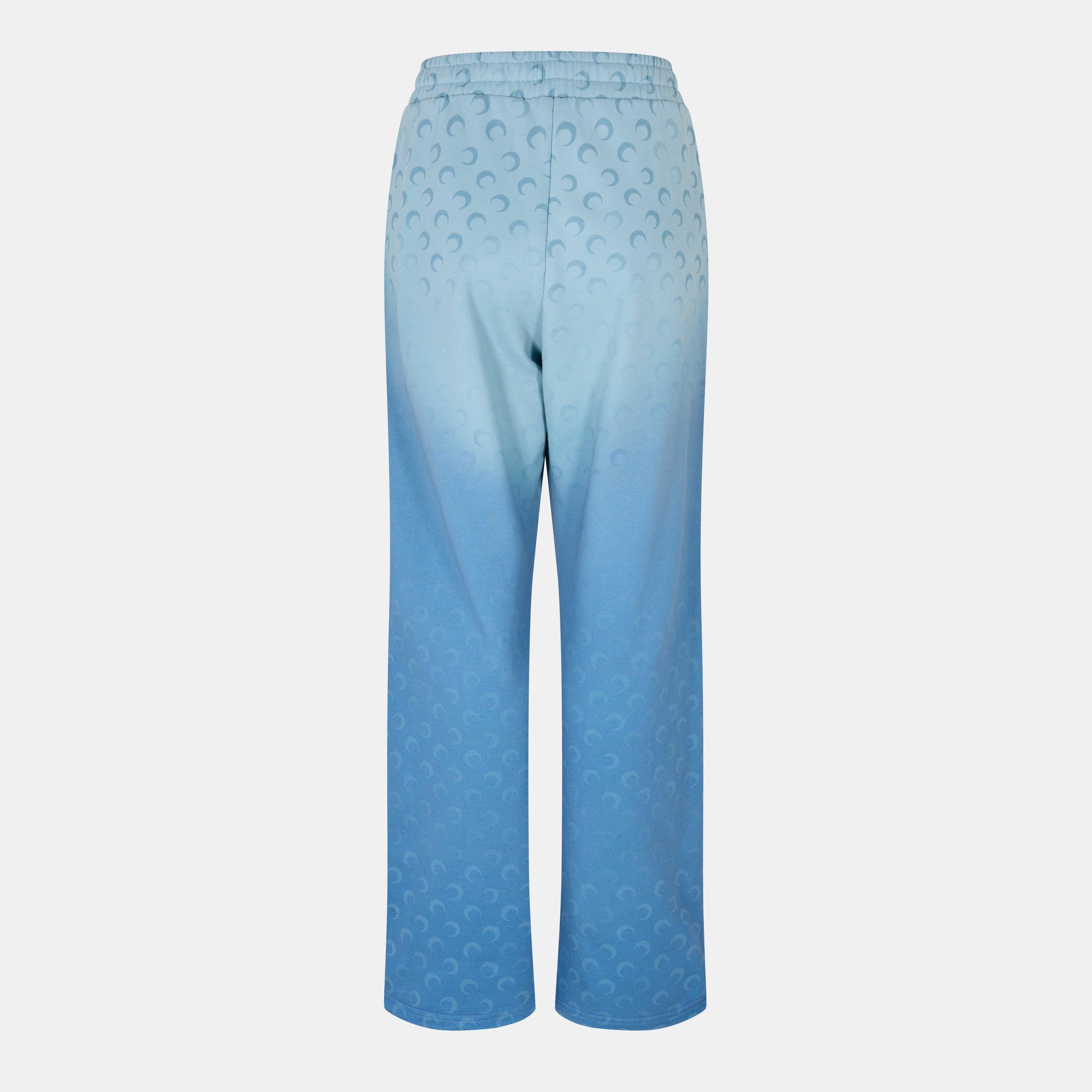 Light Blue - Marine Serre - Women's MS Moon Open Hem Woven Joggers - 2