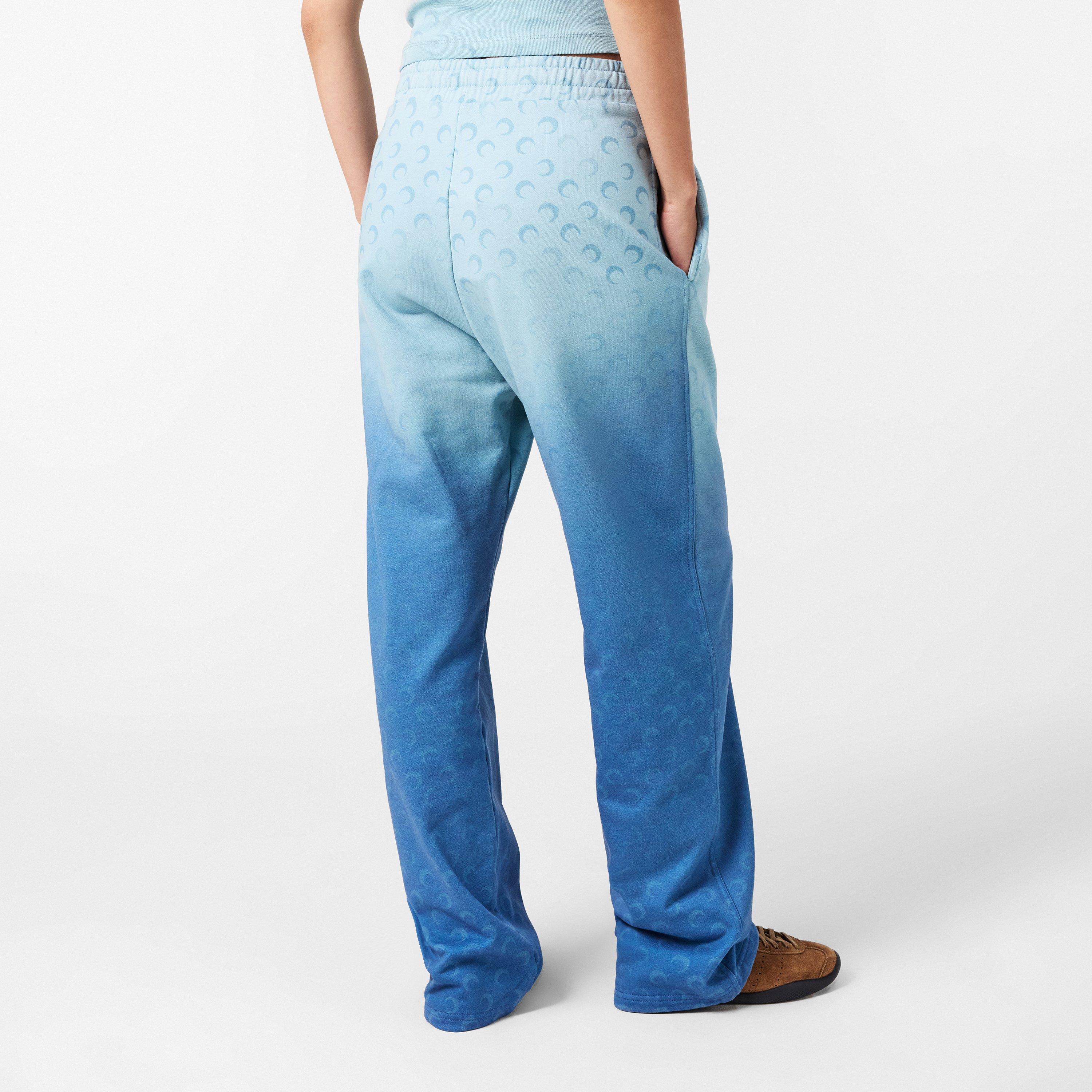 Light Blue - Marine Serre - Women's MS Moon Open Hem Woven Joggers - 4