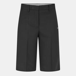 Off White Women's Knitted Trousers, Knitted Fabric