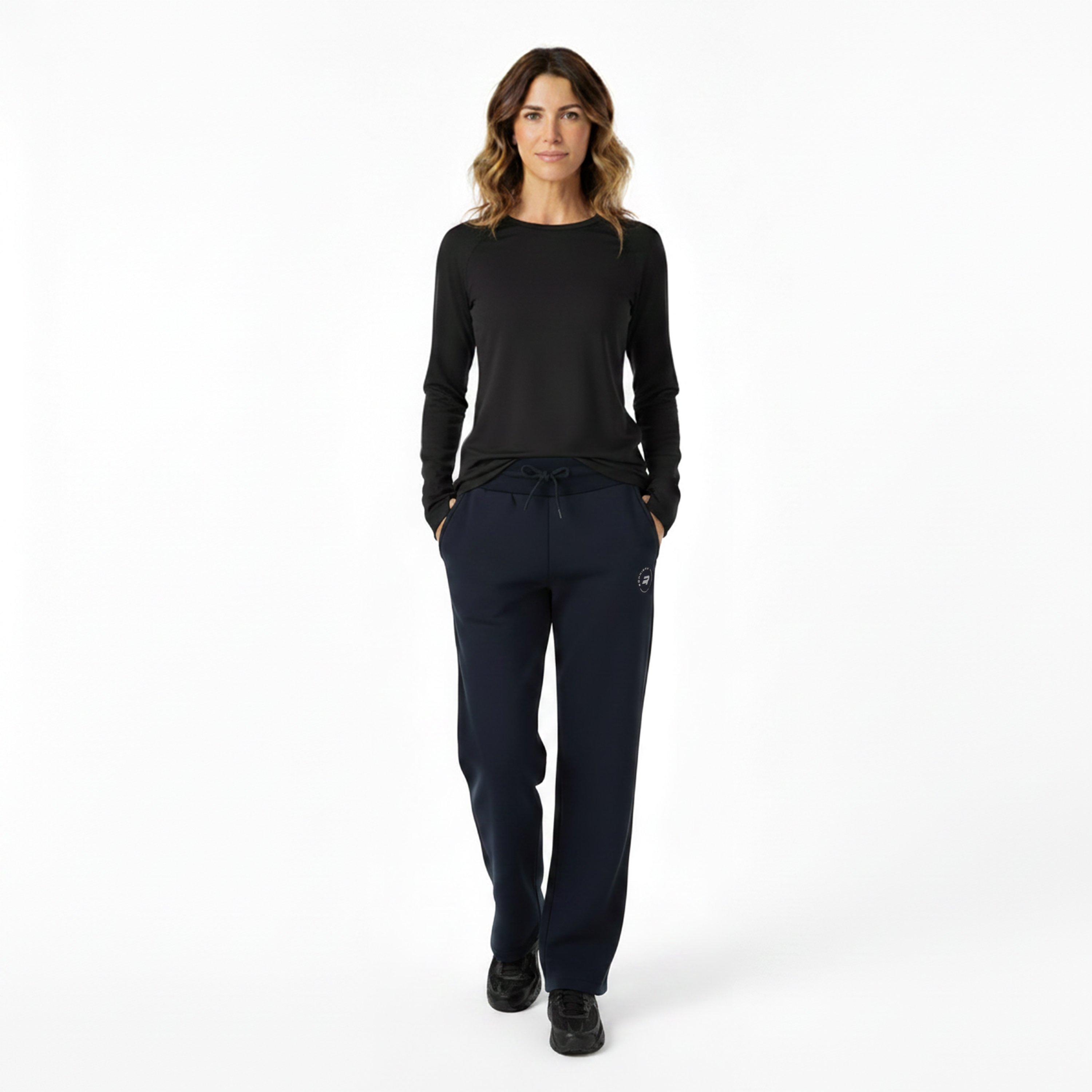 Indigo - Rohnisch - Women's Wide Open Hem Jersey Jogging Bottoms - 6
