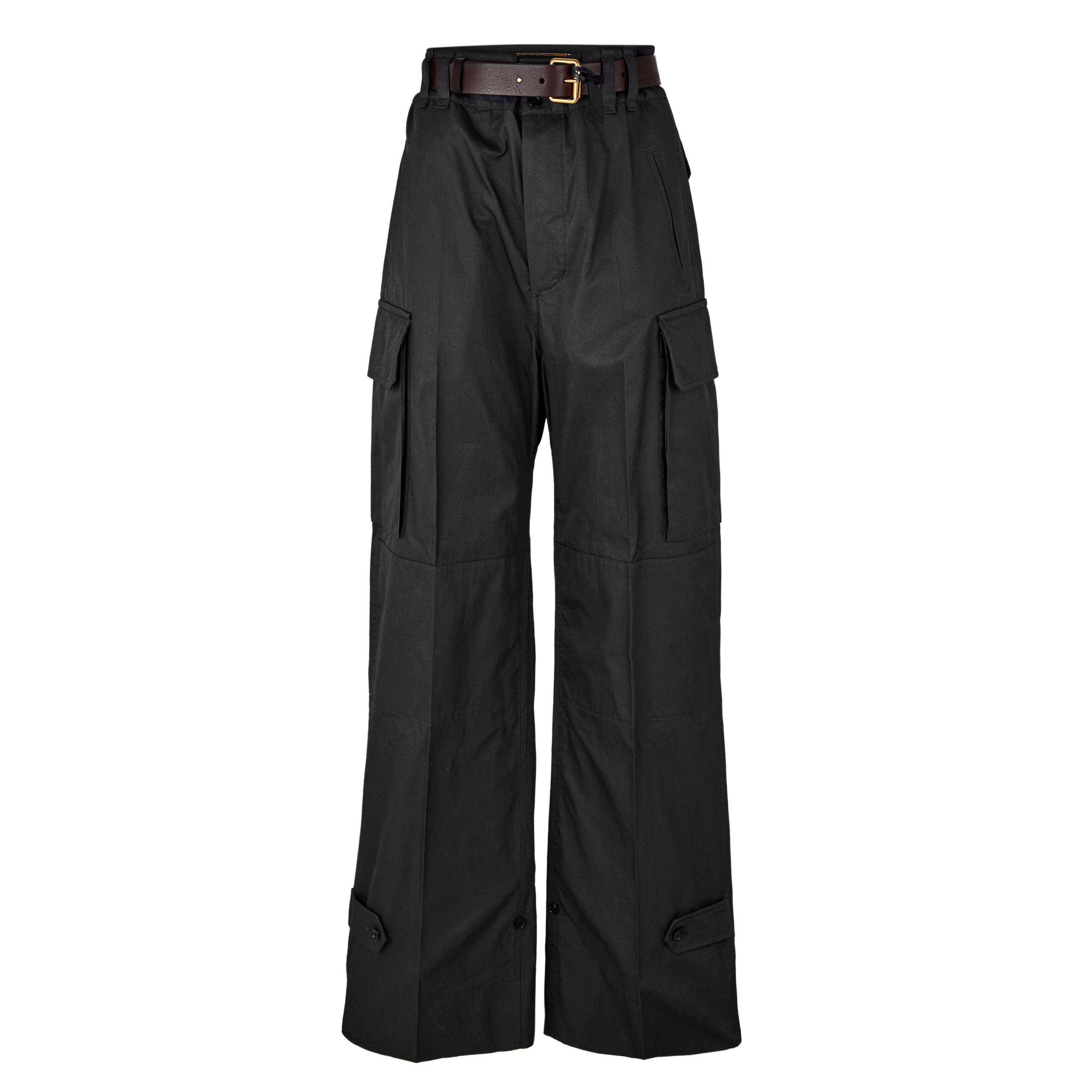 Saint Laurent | Cassandre Cargo Trousers | Wide Leg Trousers